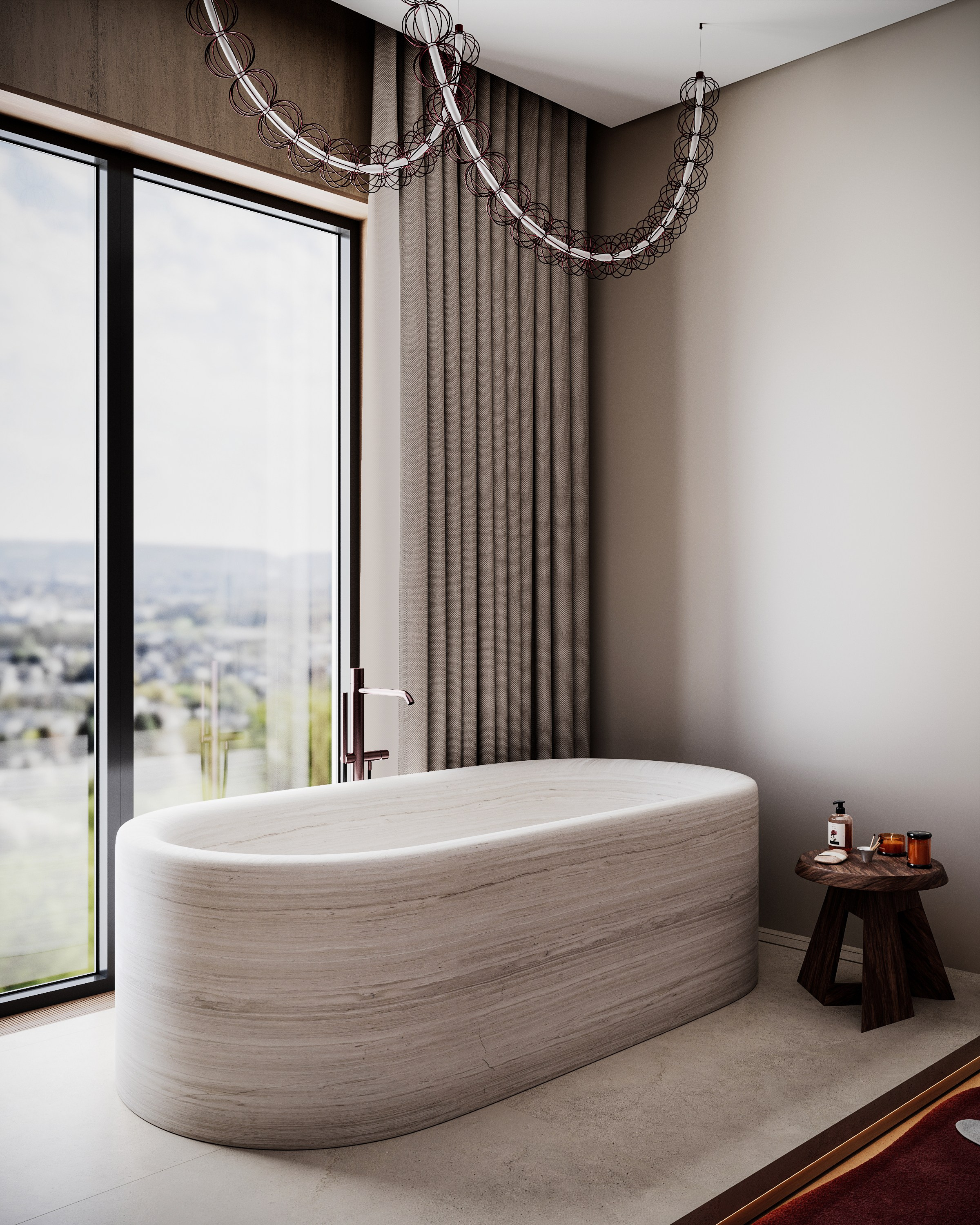 Country house | Bathroom. 3D визуализация интерьеров — Ирина