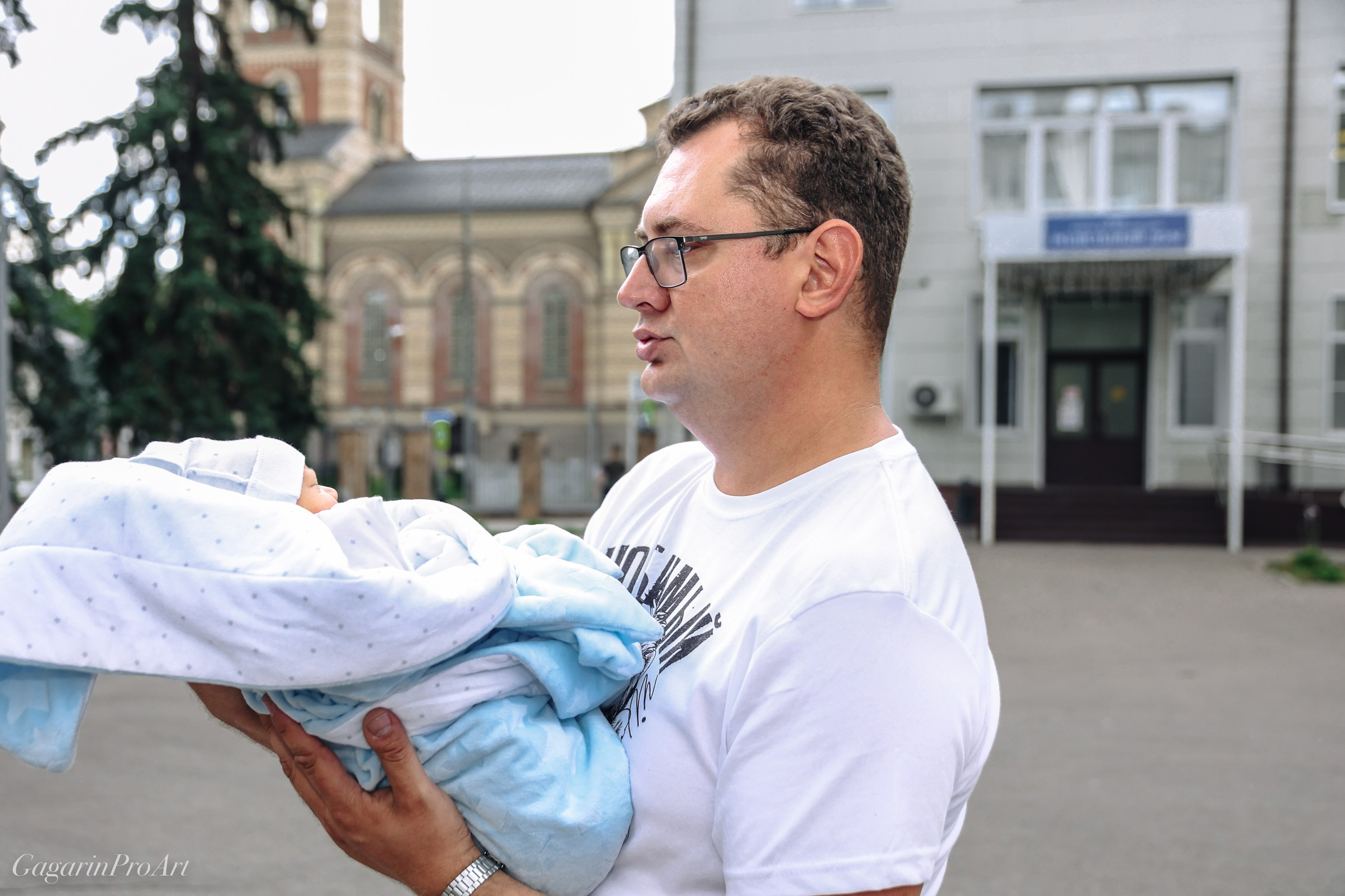 Фотосъёмка выписки из родильного дома. GagarinProArt
