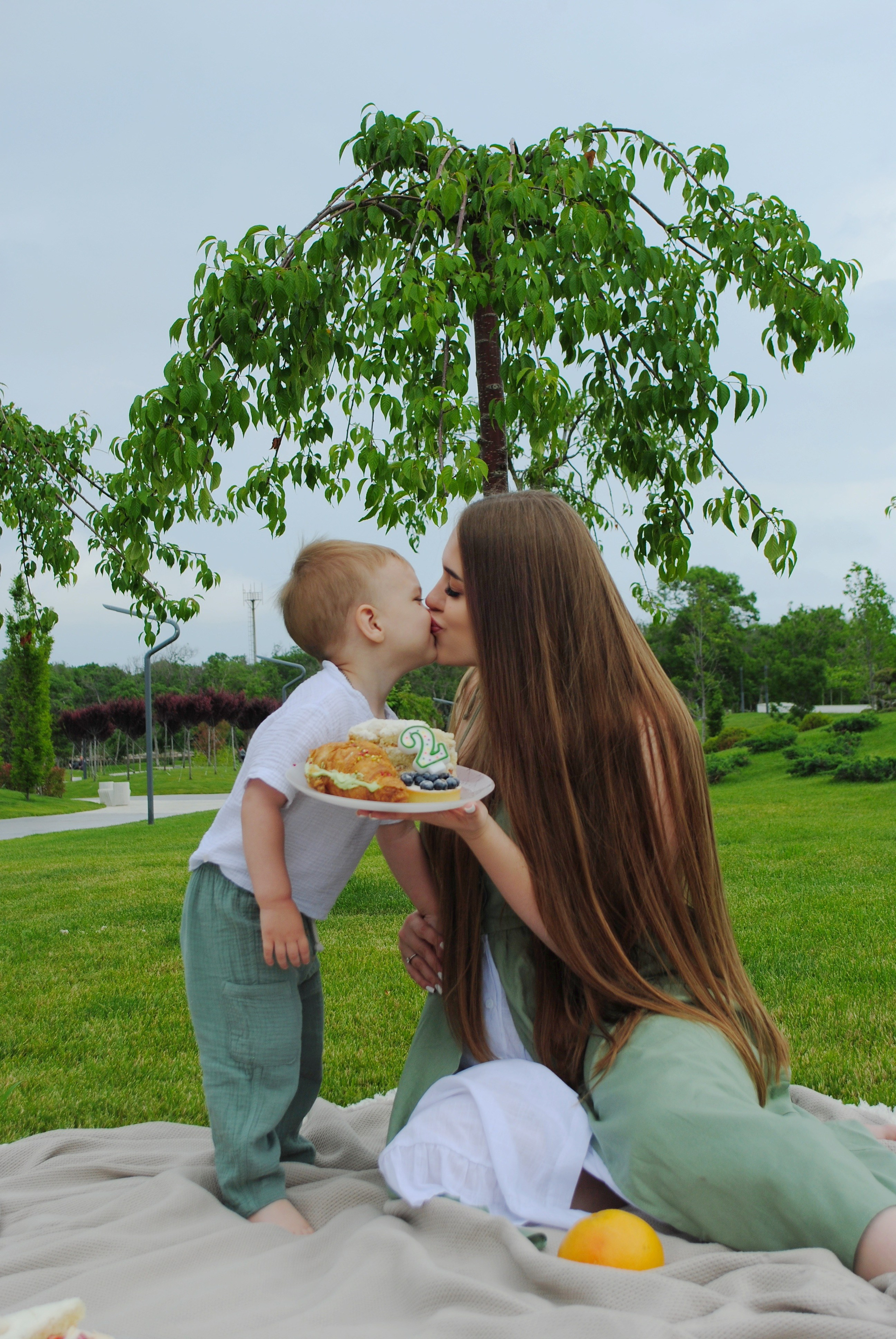 Настя и семья. Фотограф Мария Мусаелян