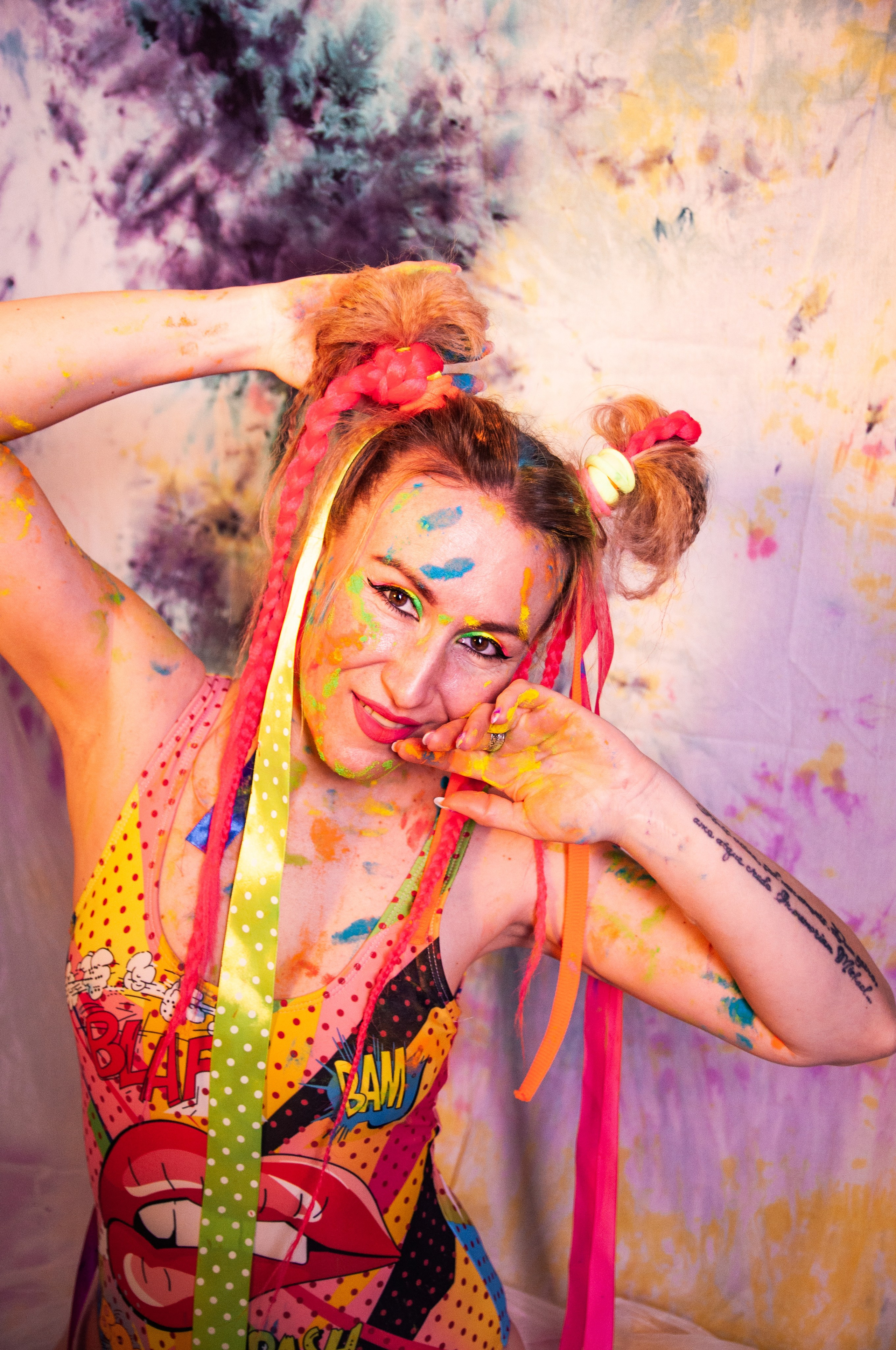 Фотопроект с красками холи. Фотограф Катя Щербина
