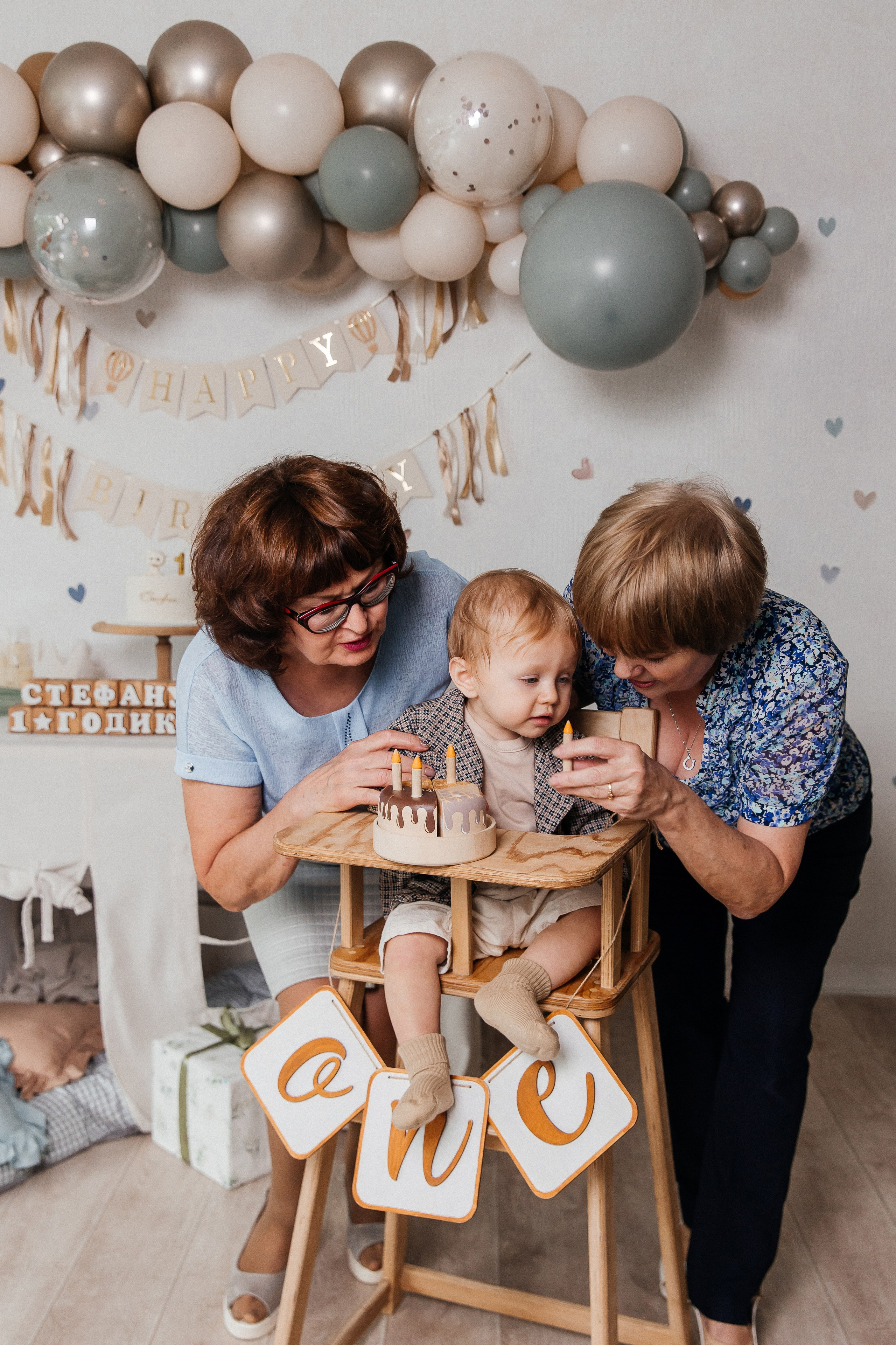 Фотосессия на 1 годик, детская фотостудия Кемерово