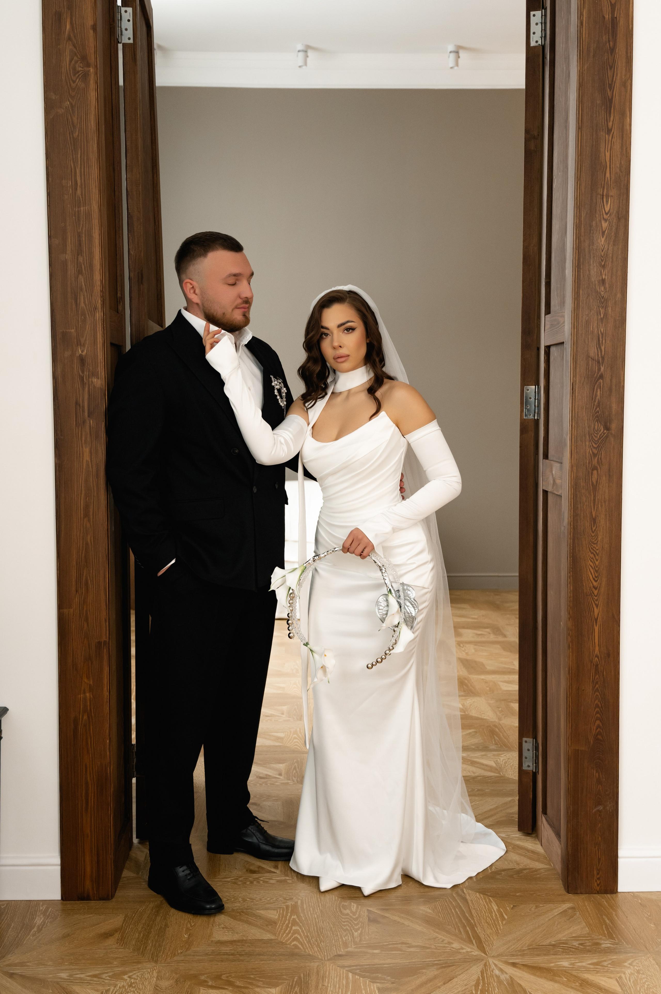 Свадебная фотосессия в студии. Свадебный и семейный фотограф в Краснодаре Алина Мельник