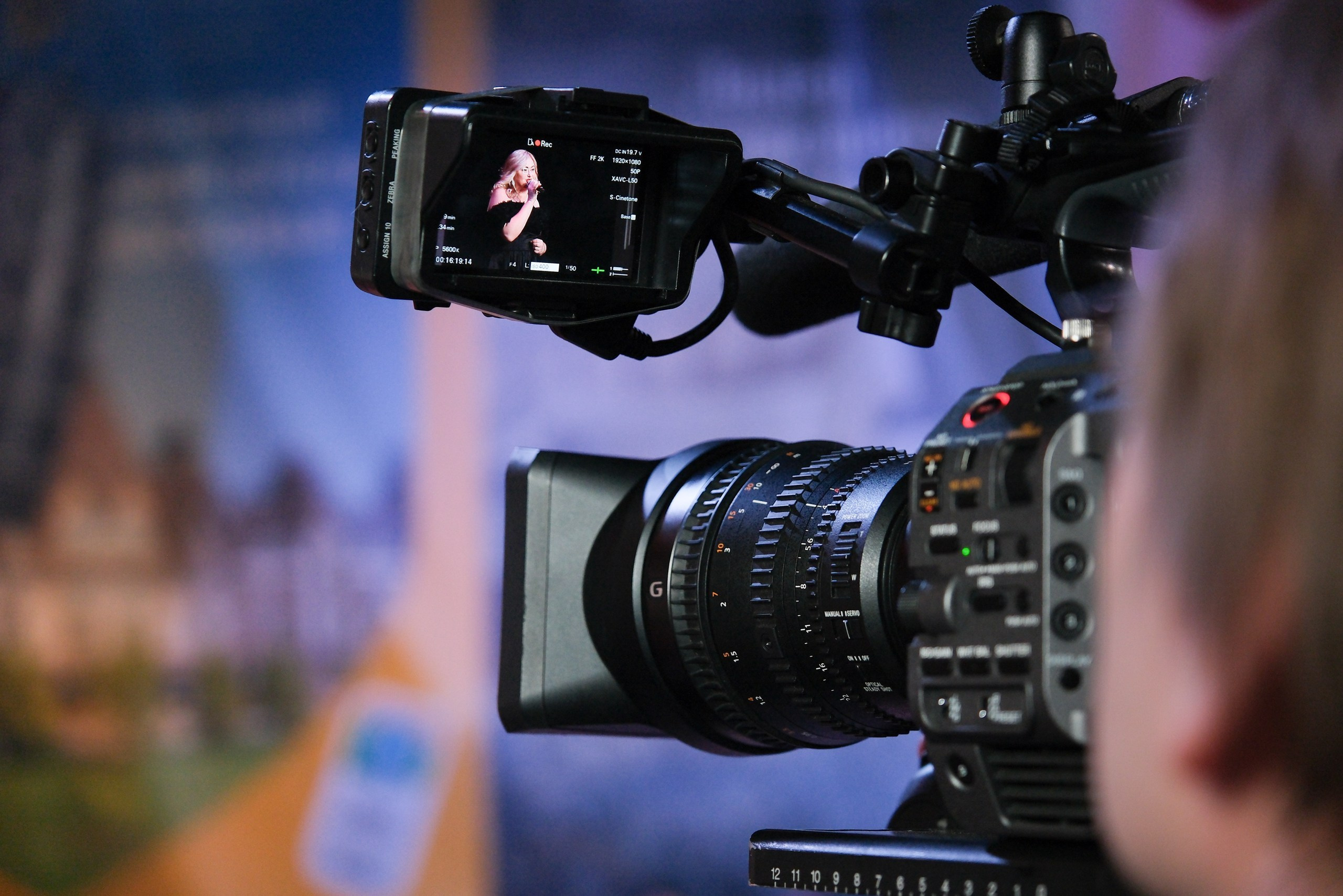 Съёмка выступлений