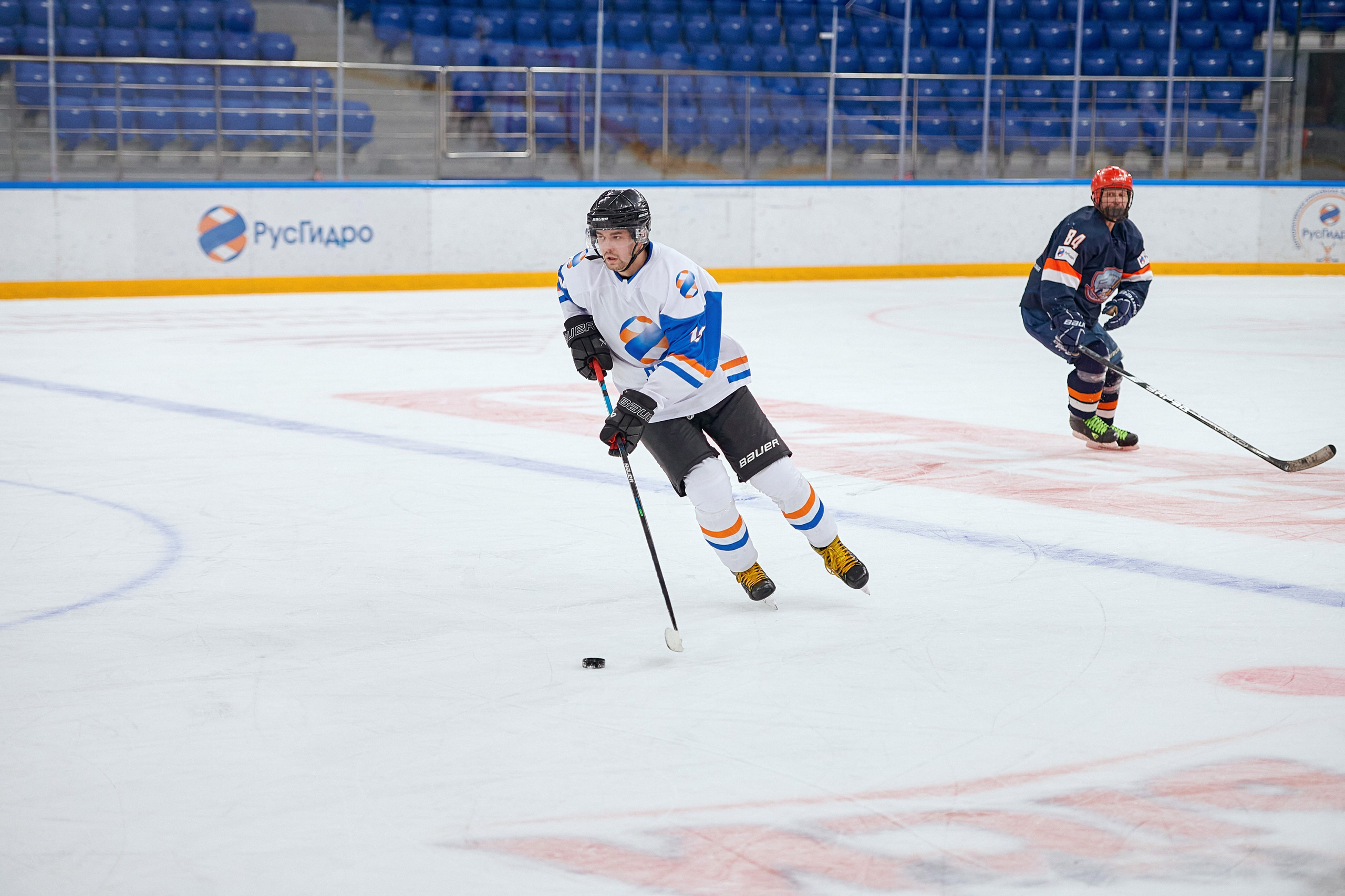 Портфолио репортажной фотосъёмки: Кристалл арена — Хоккей — РусГидро. Фотограф Яковлев Роман — Красноярск