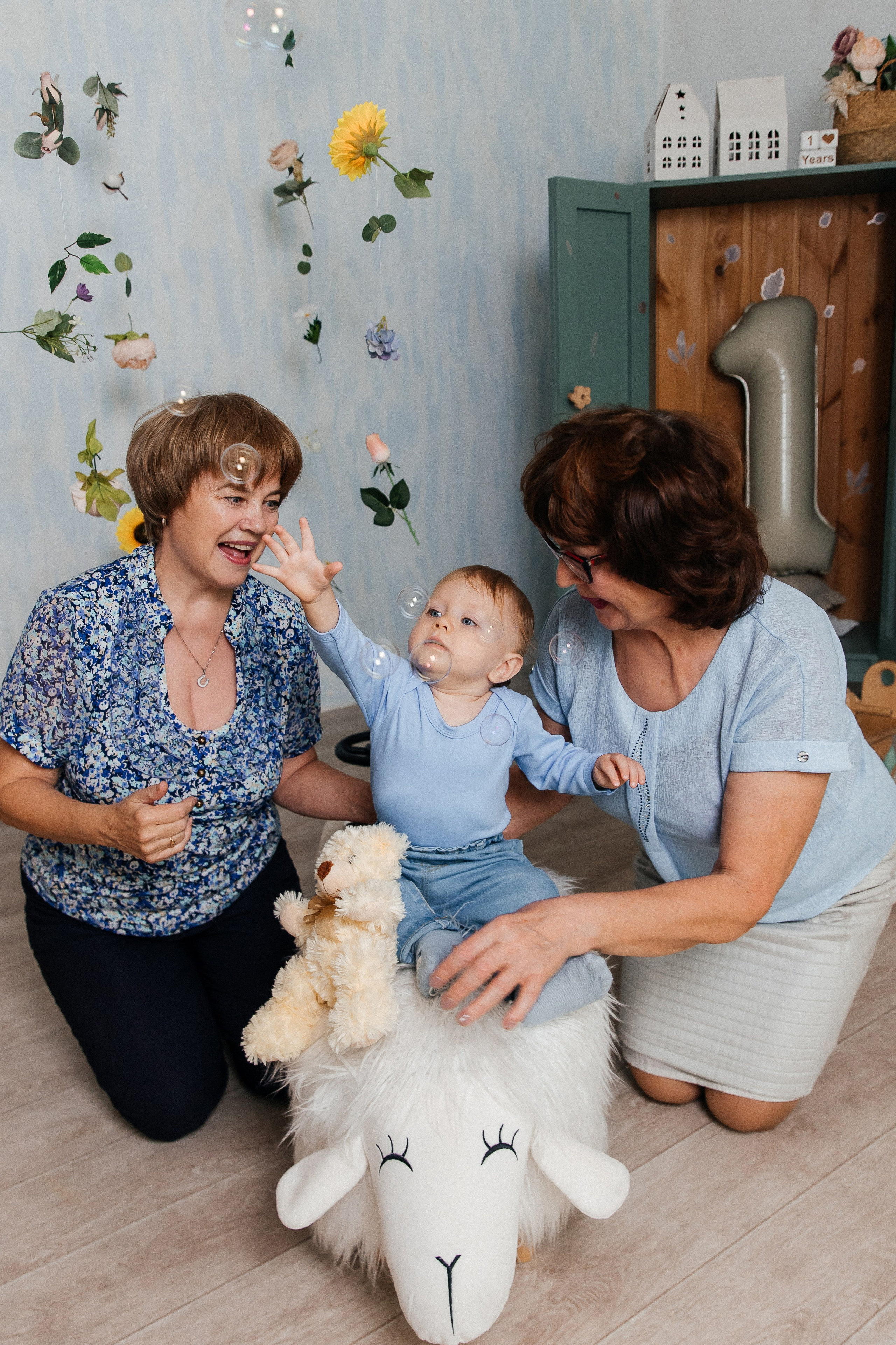 Фотосессия на 1 годик, детская фотостудия Кемерово