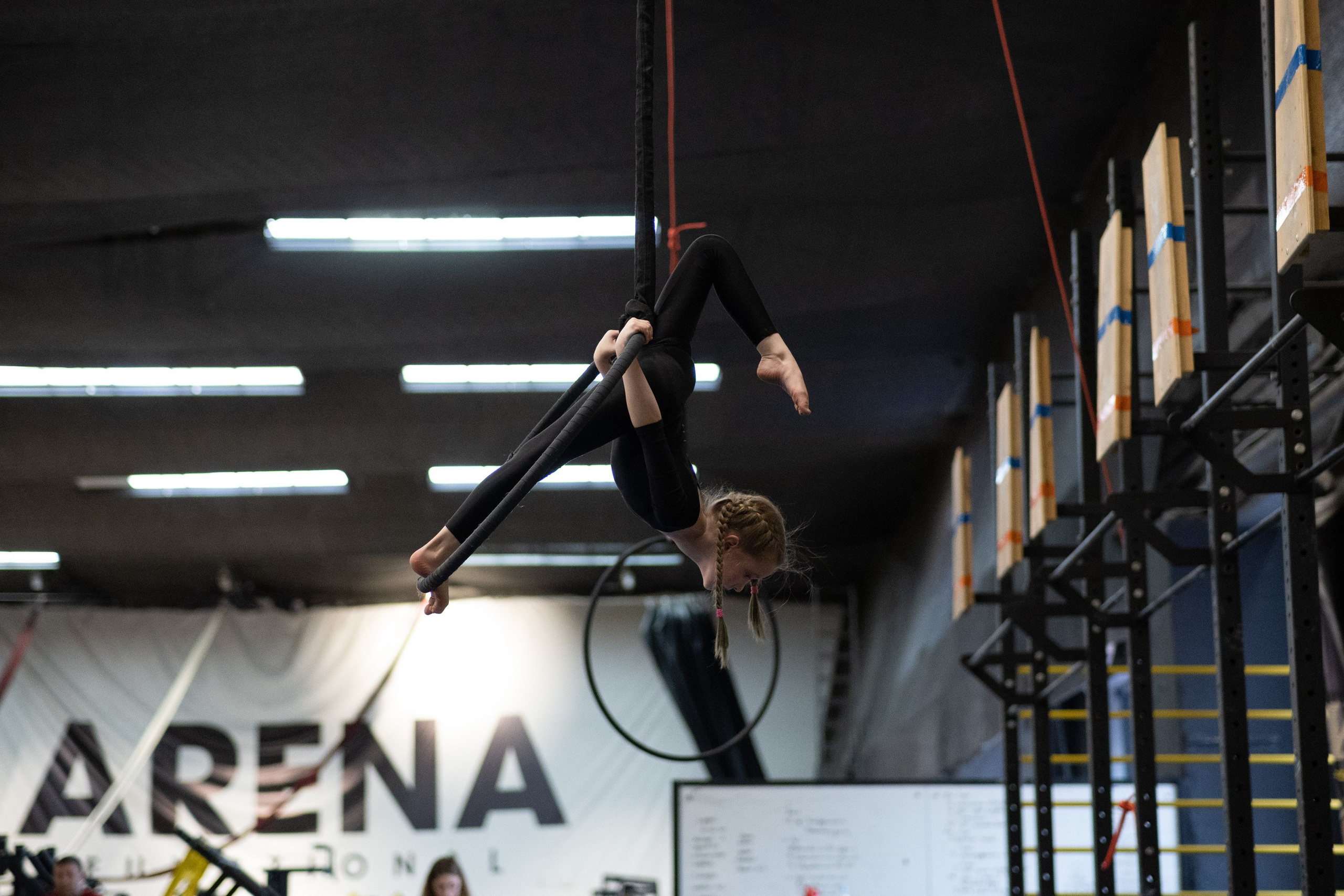 Внутриклубные соревнования по воздушной гимнастике 02.04.23