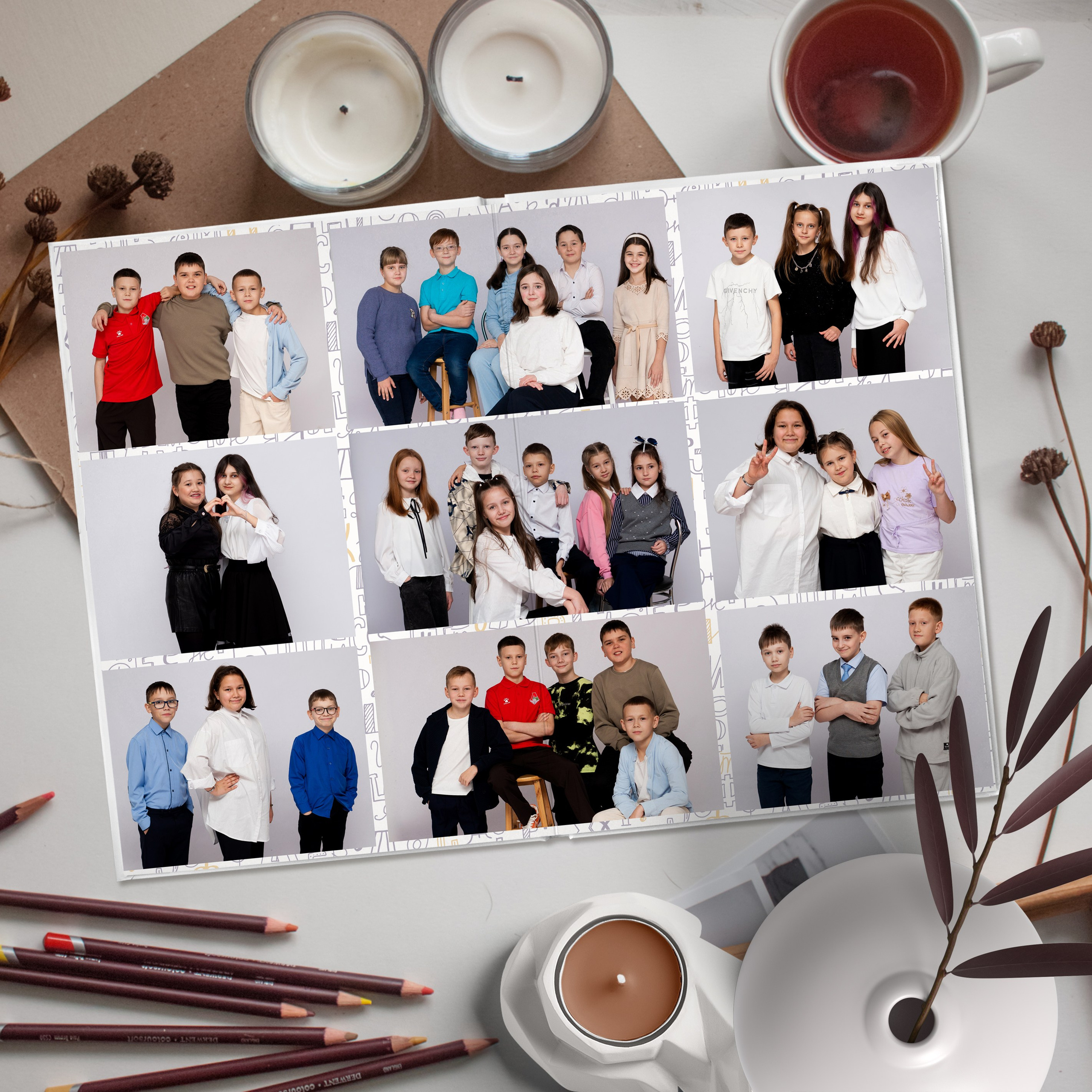 Дизайн «Алфавит» Начальная школа. Выпускные Альбомы и Фотосессии п. Кавалерово