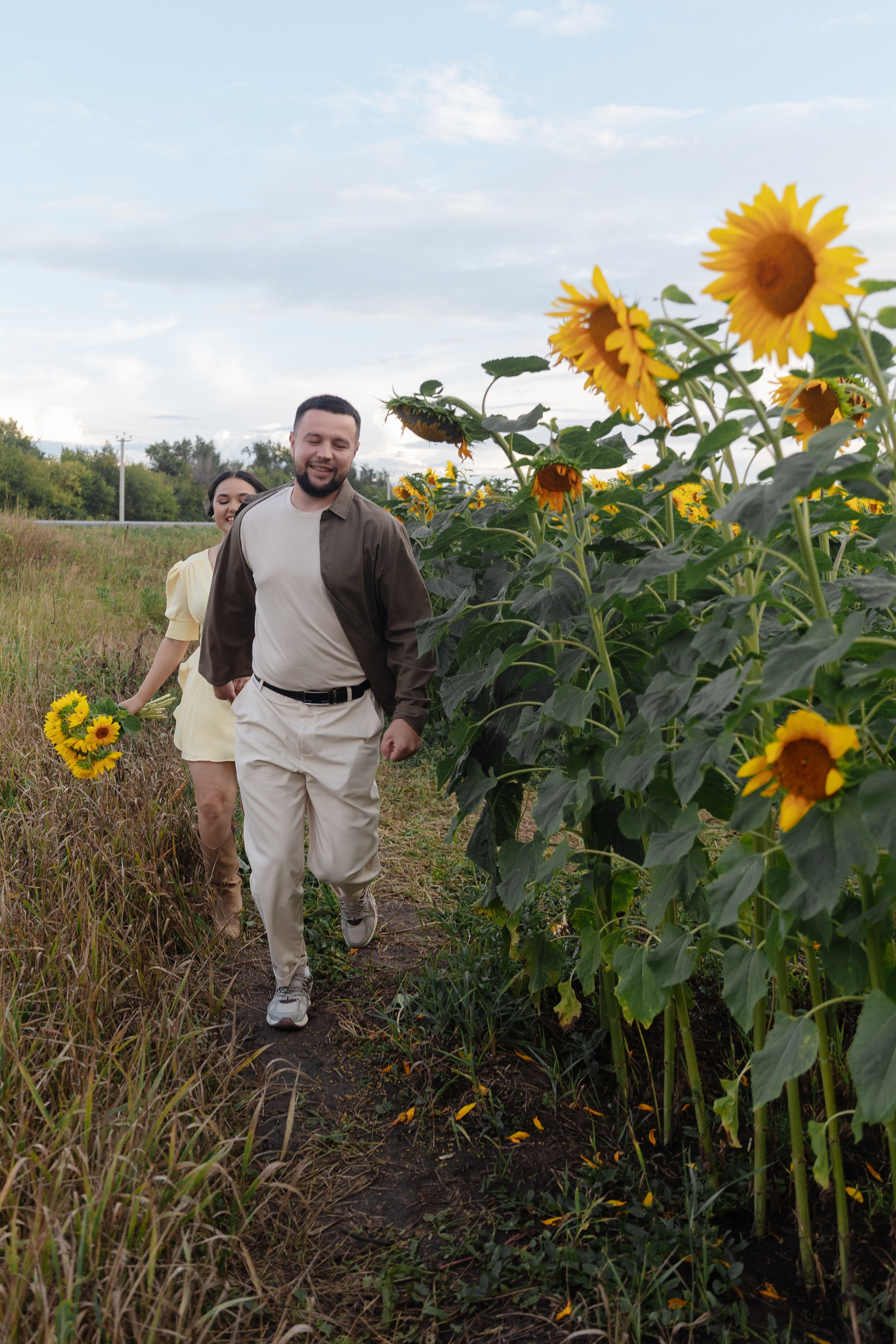 Предсвадебная Подсолнухи. Свадебный и репортажный фотограф г. Чебоксары Евгений Леонидович