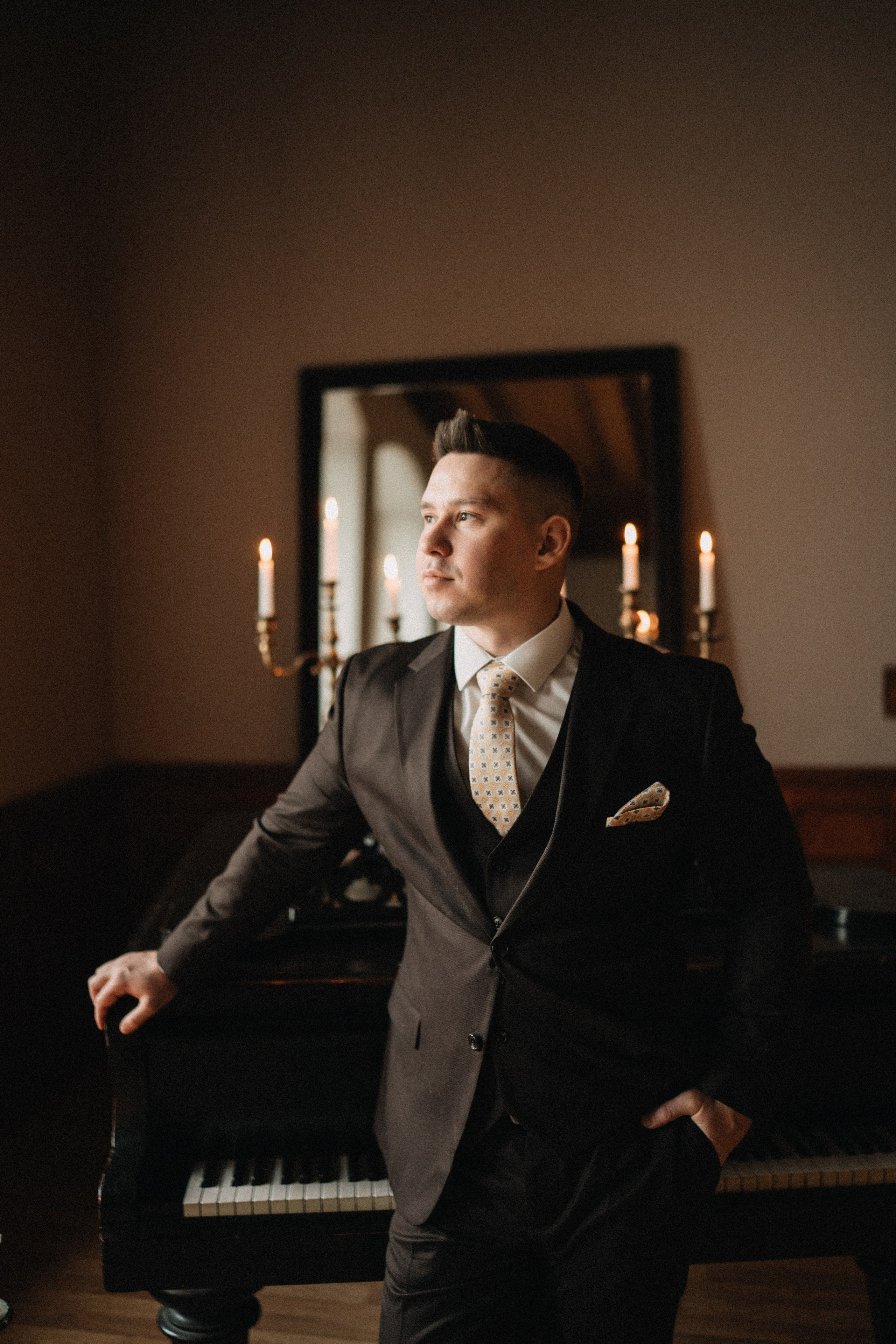 Свадебная фотосессия в студии. Федосова Елизавета. Свадебный фотограф в СПб.