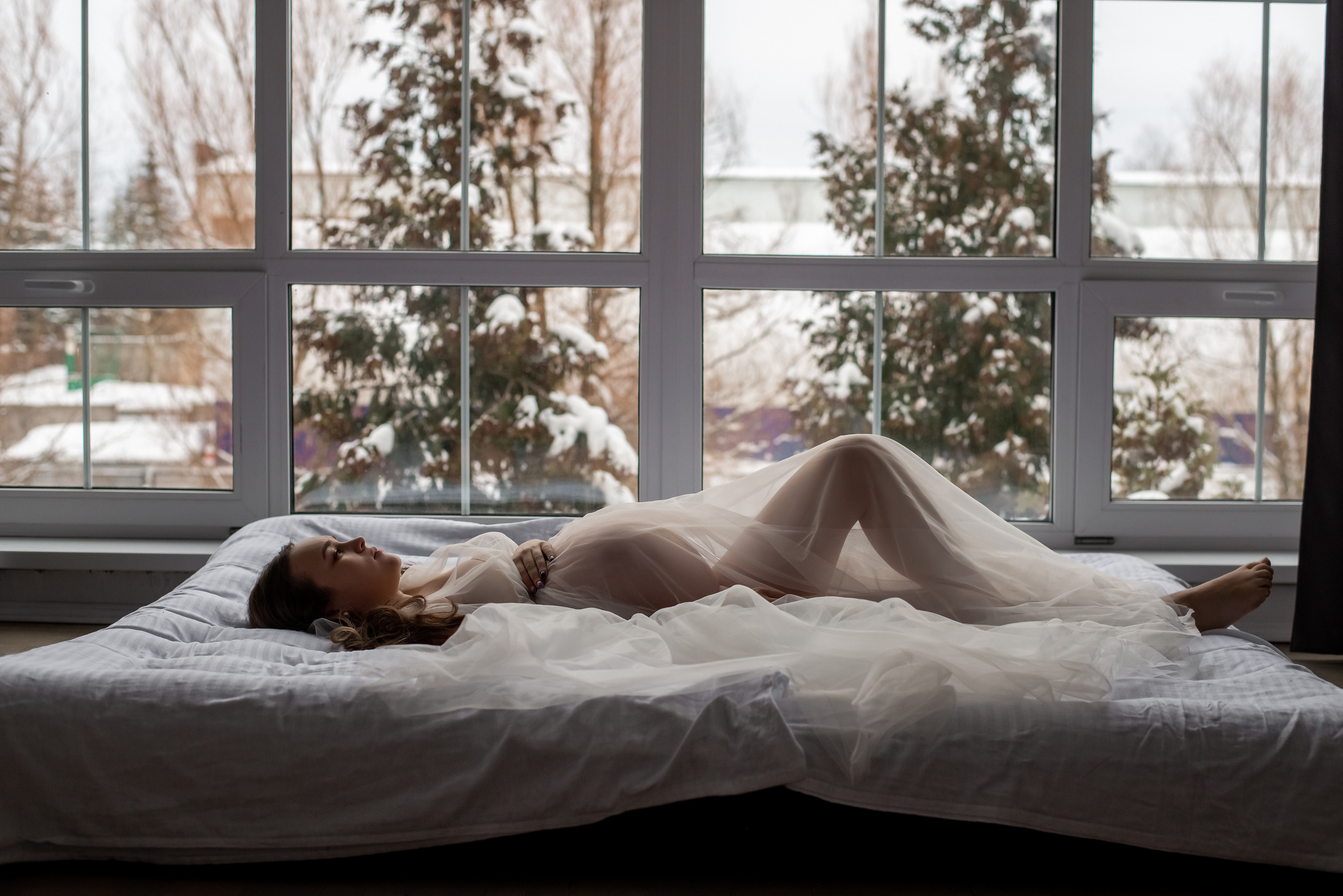 Беременность (студия). Детский и семейный фотограф в Витебске Ольга Панфиленок