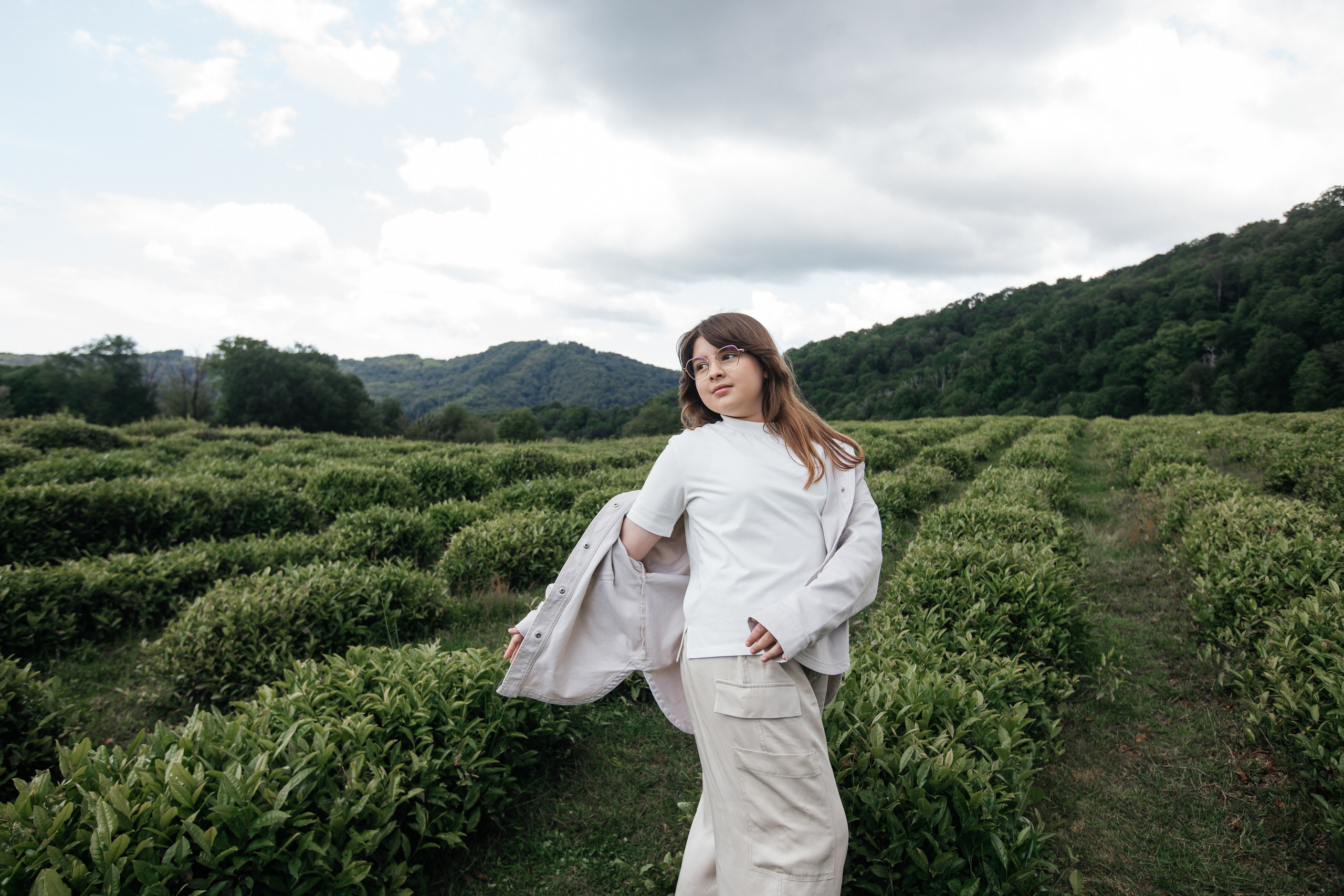 Tea plantation. Efimova Model Agency