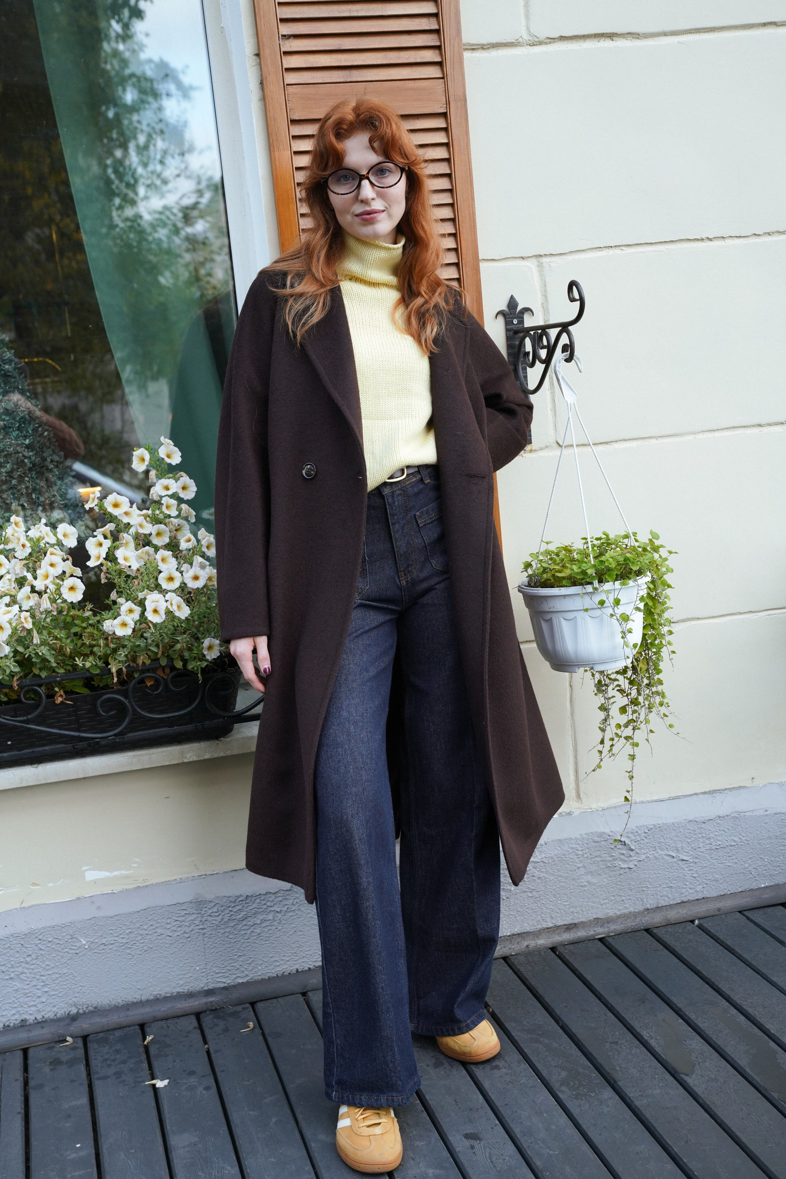 Fashion съемка осенней коллекции верхней одежды. Съемки