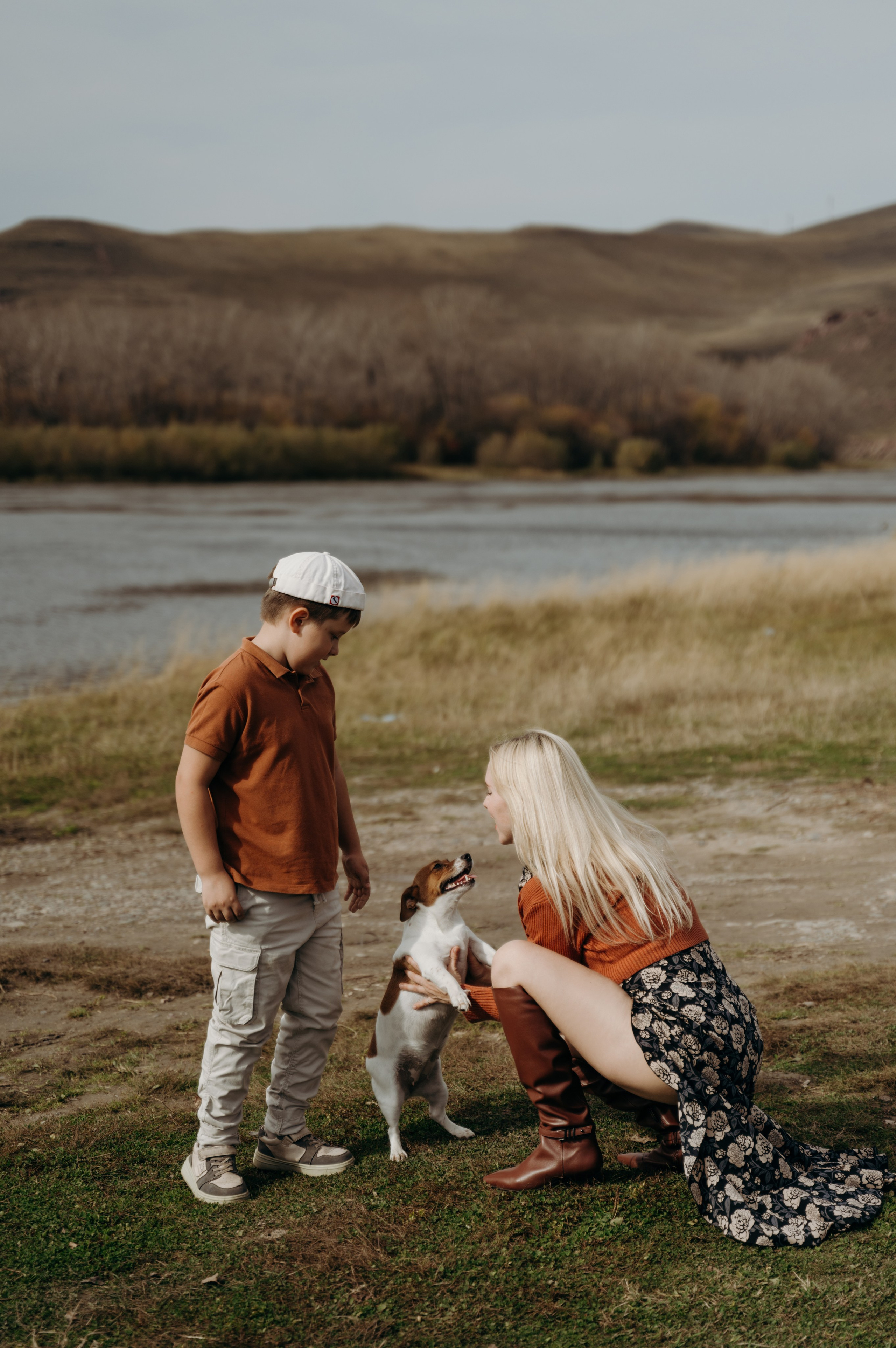 Осенняя прогулка на берегу. Фотограф в Абакане и Минусинске