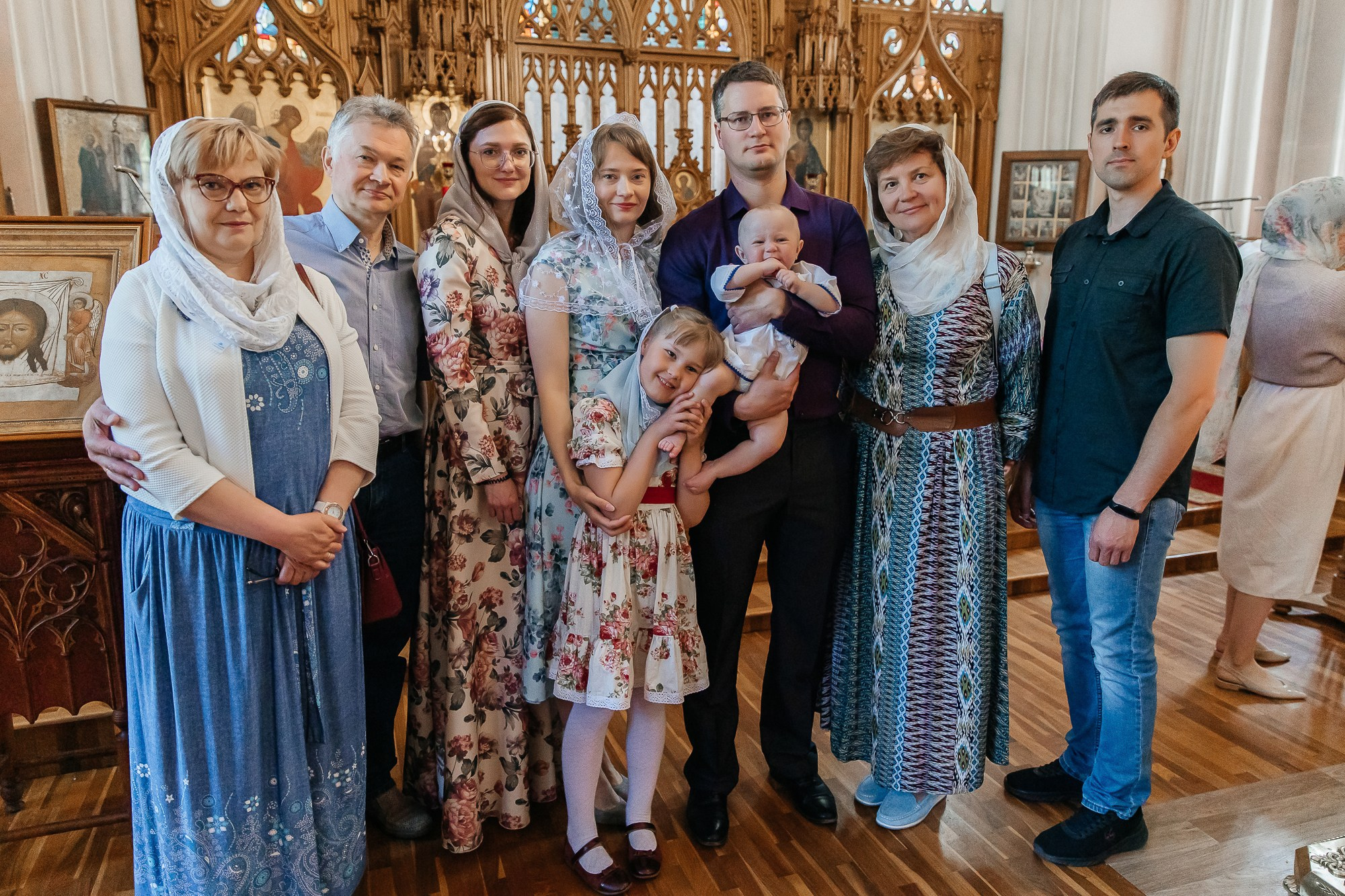 Таинство крещения Дмитрия (28 мая 2023). Свадебный и семейный фотограф Крамар Наталья