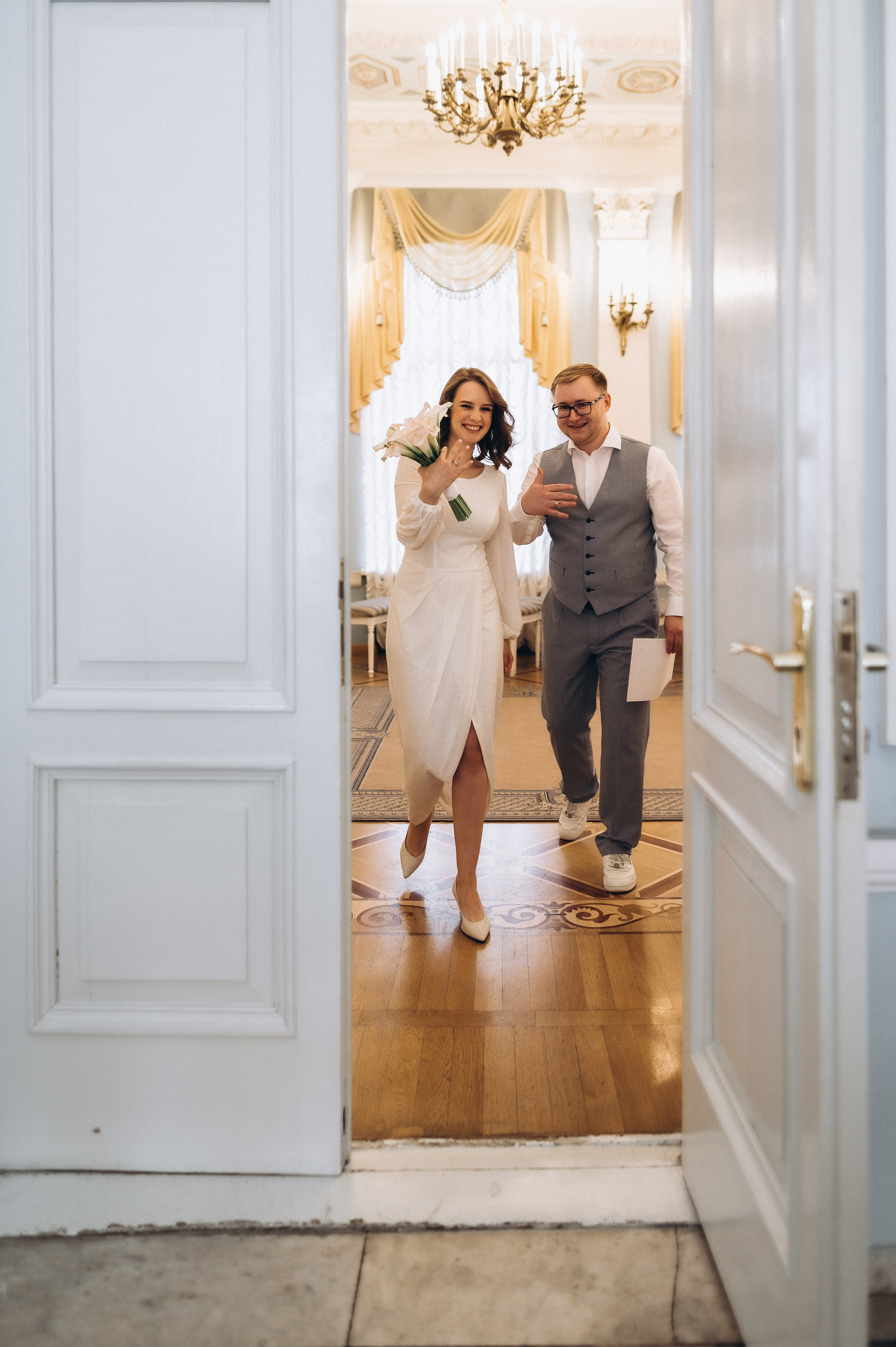 Загс+Оранжерея (камерная свадьба). Фотограф ПИТЕР СПБ Надежда Баранова