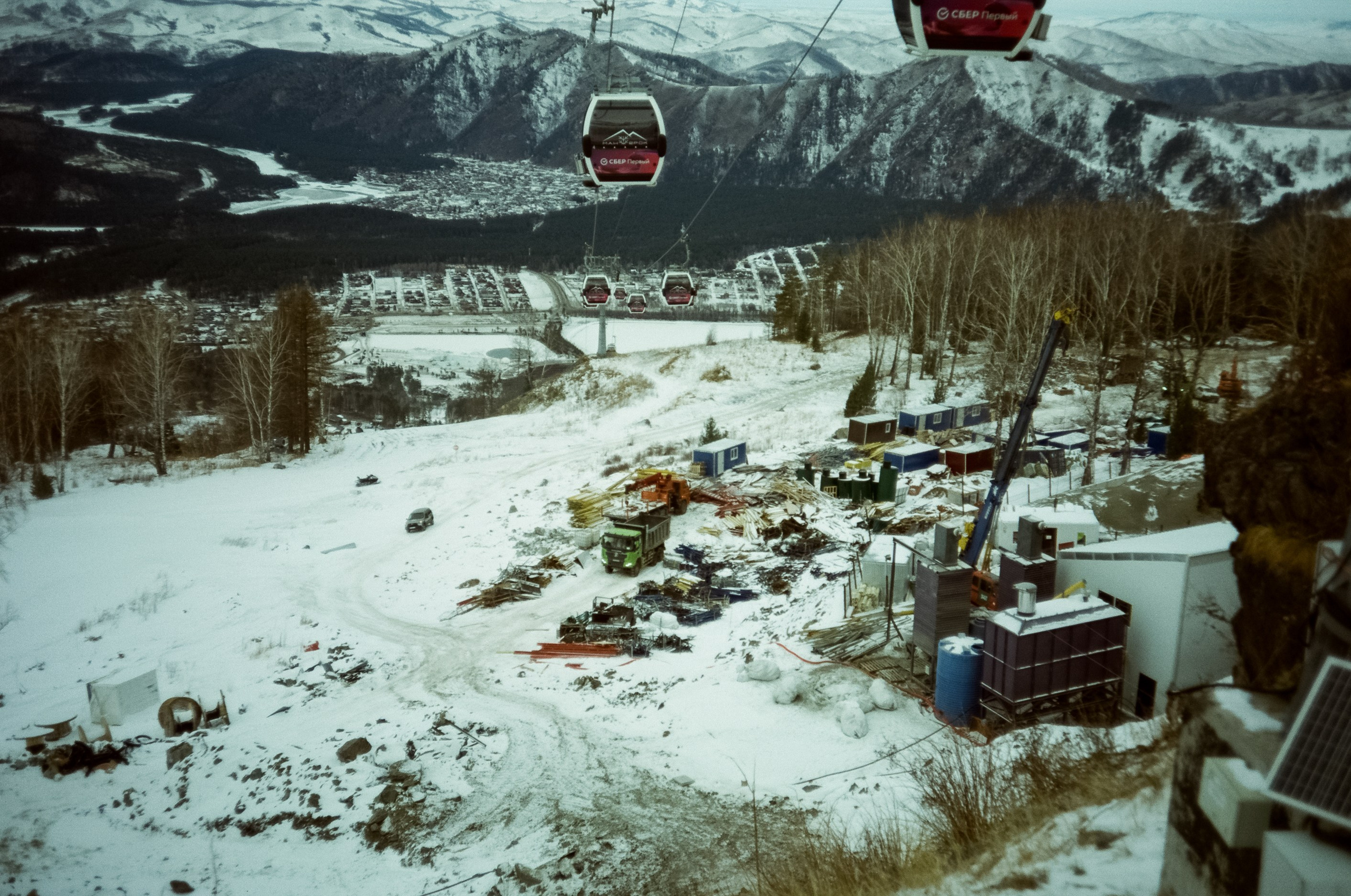 Горно-лыжный курорт Манжерок / 22 декабря 2023 года (0℃)