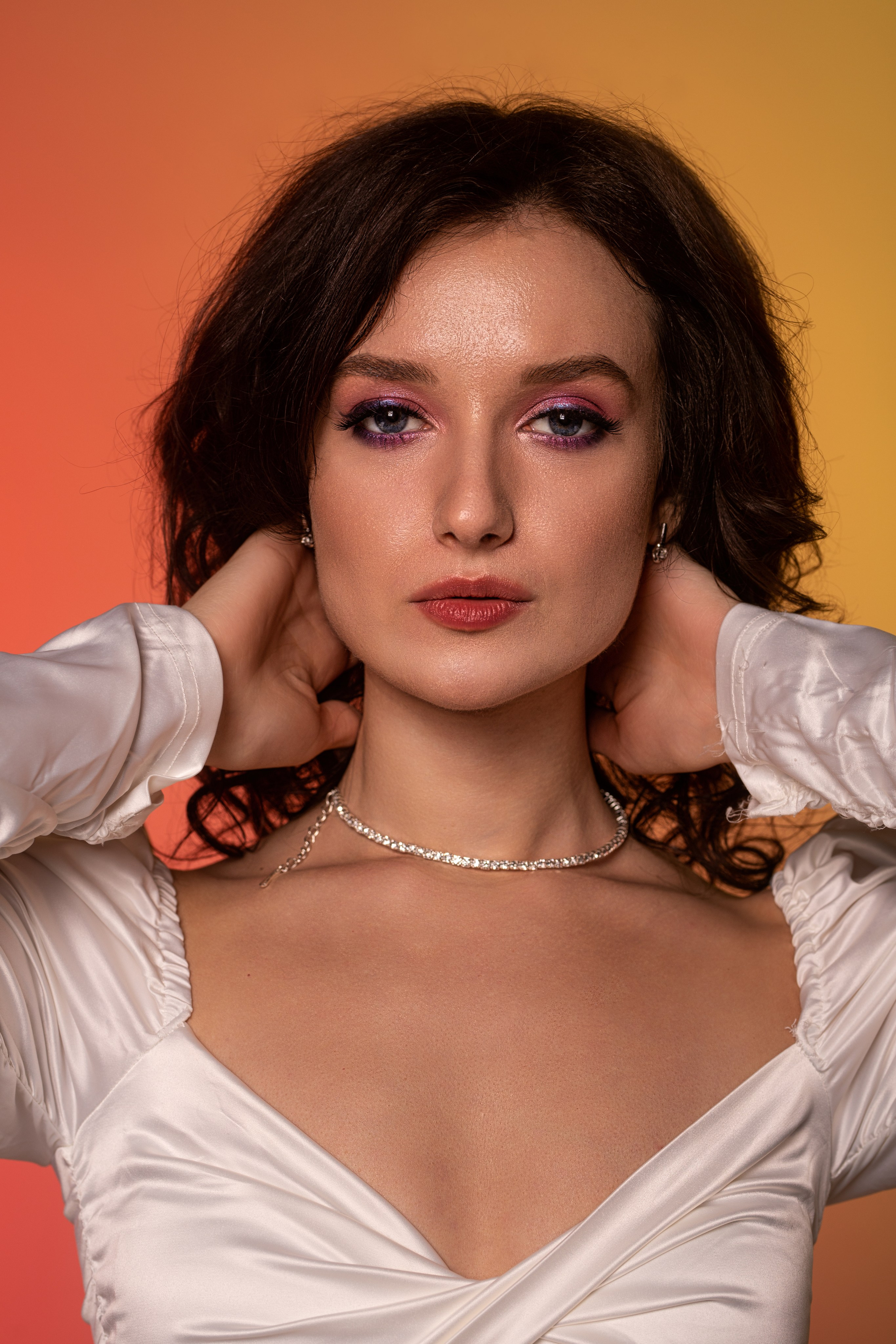 Съемка в студии на циклораме с Анастасией для «себя»