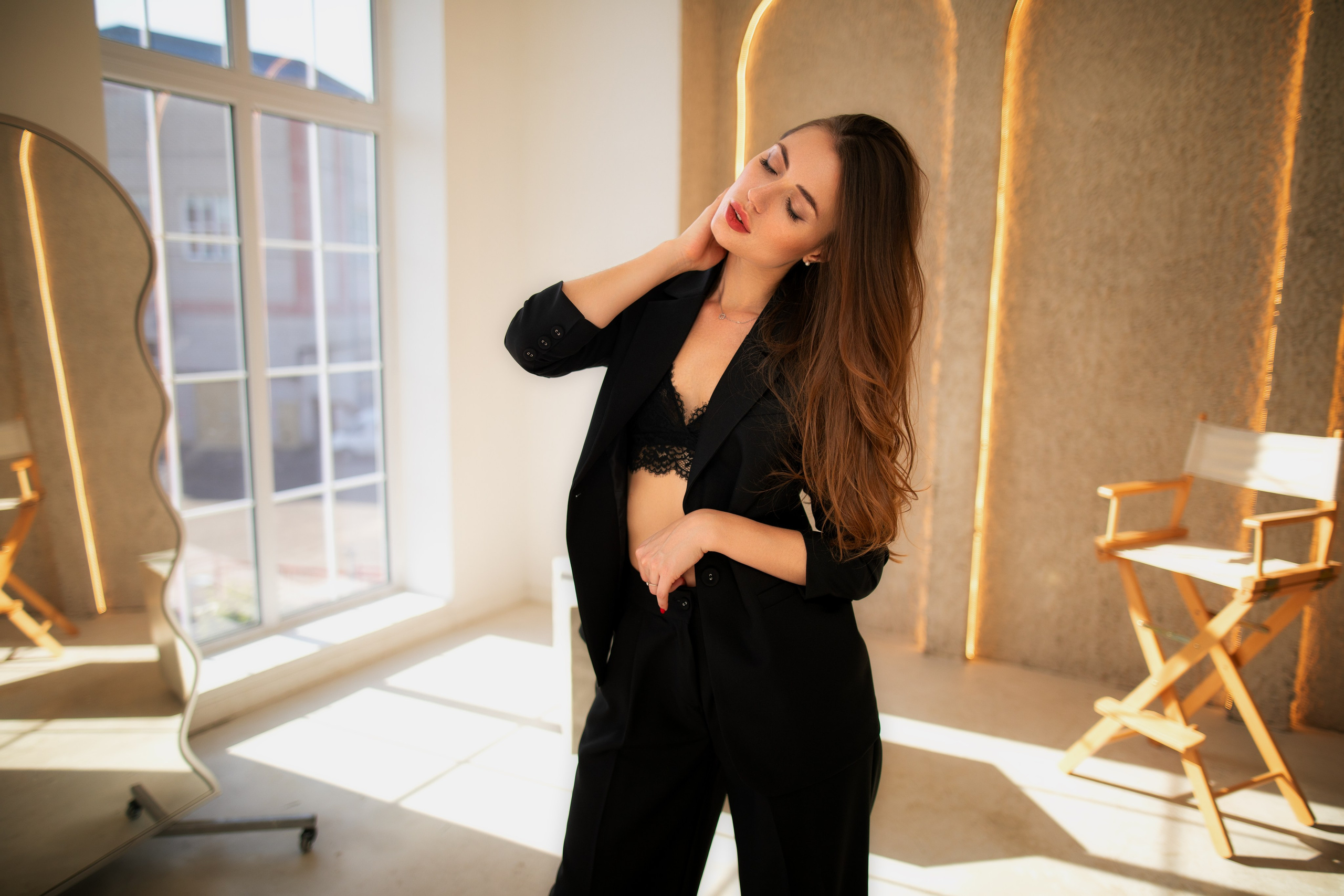 Съемка с Анастасией в интерьерной студии в формате для «себя»