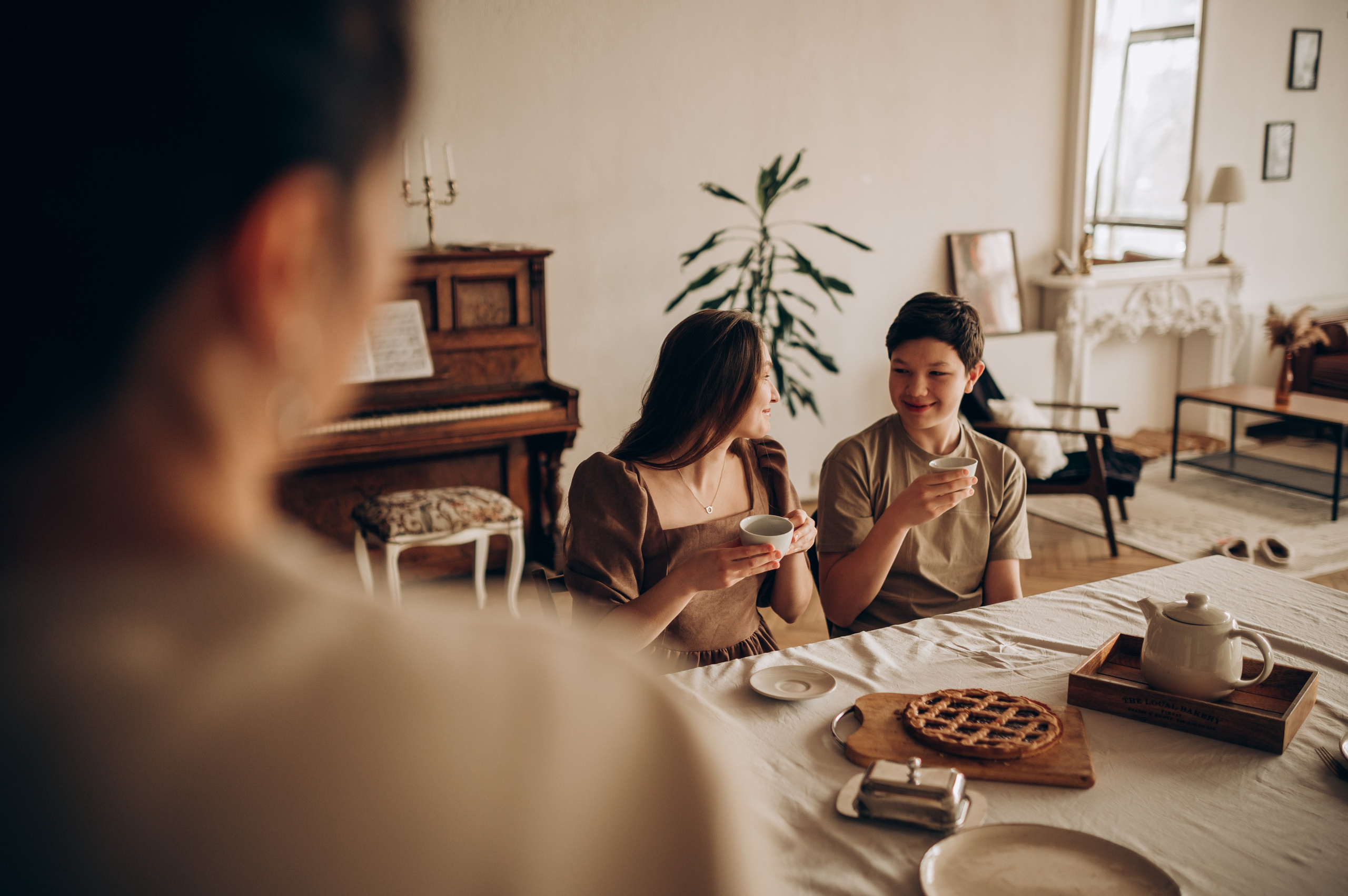 Уютная семейная съёмка в студии. Семейный фотограф в Домодедово и Москве Елена Пичугина