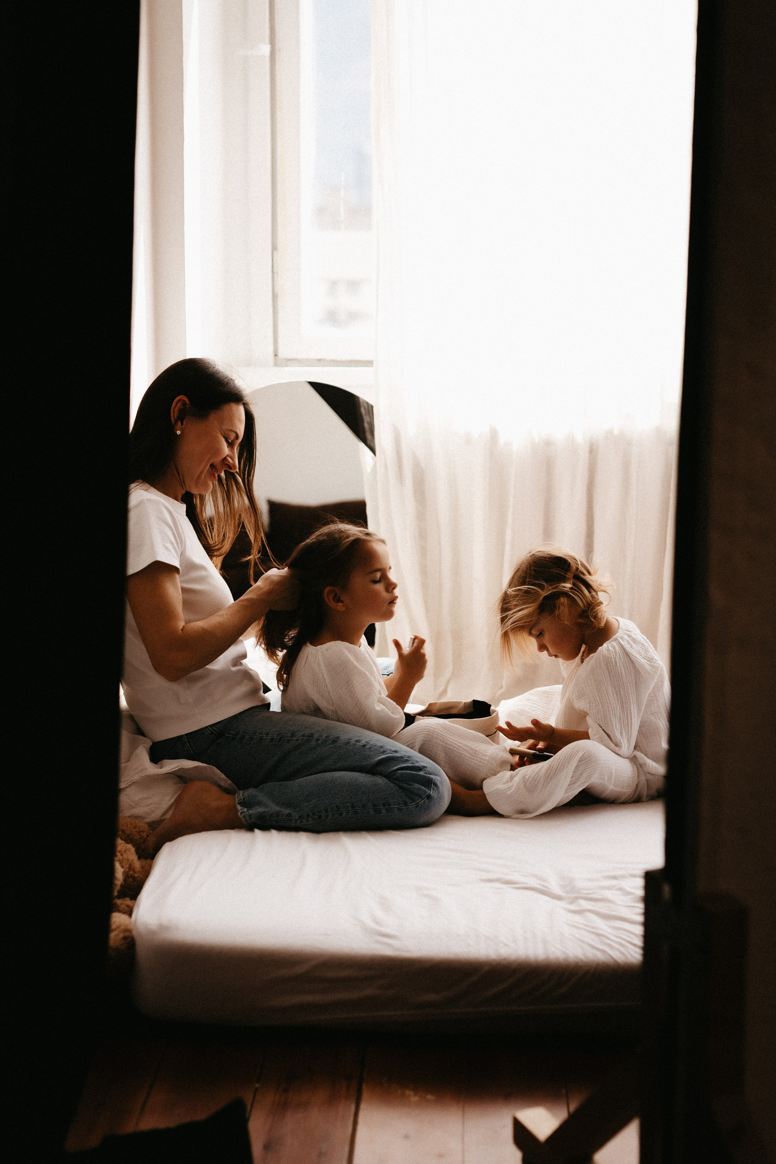 Мама и девочки. Евгения Пелипас