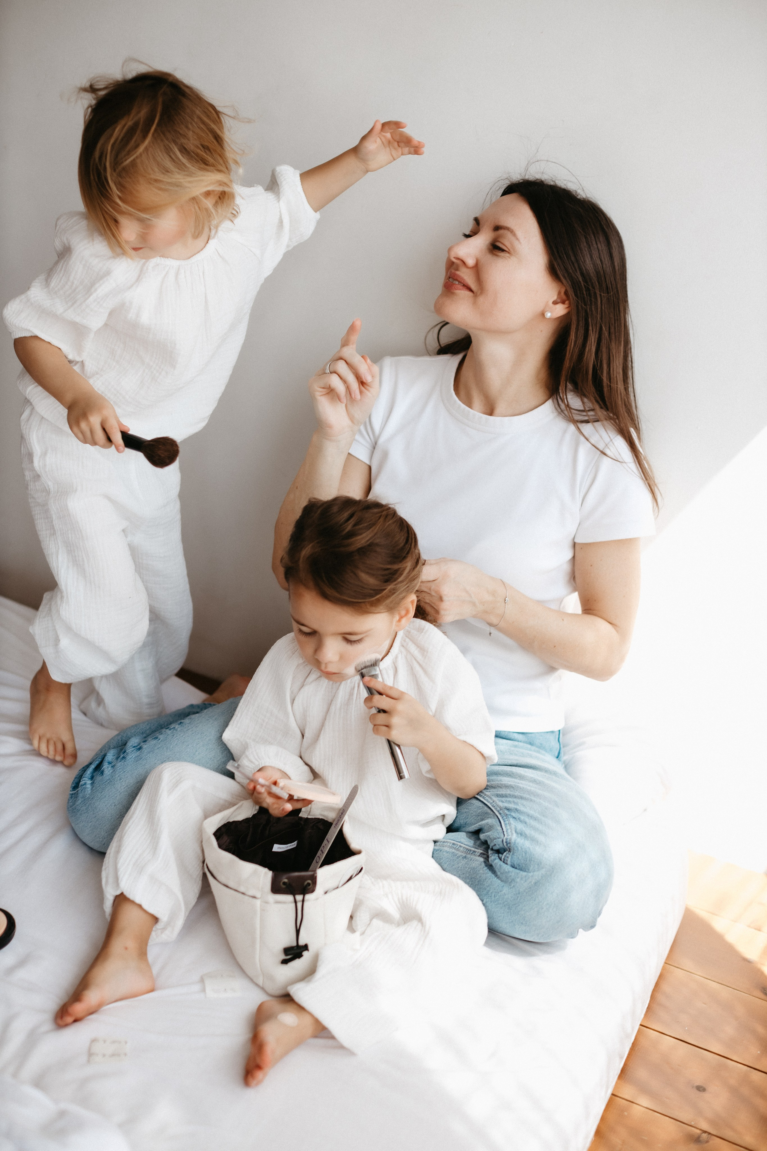 Мама и девочки. Евгения Пелипас