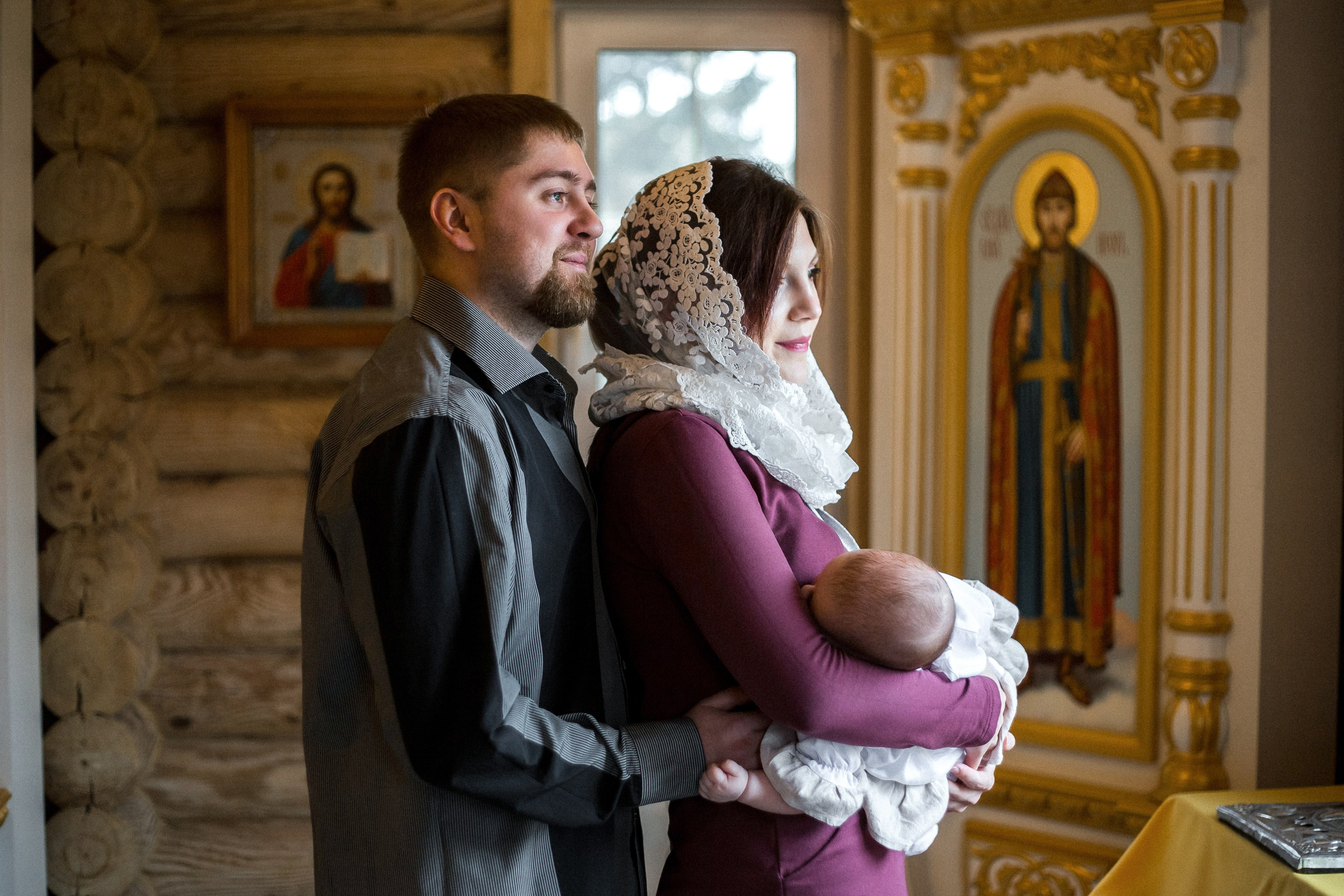Таинство Крещения Ксении. Портретный, семейный, свадебный фотограф в Брянске Маргарита Василькова