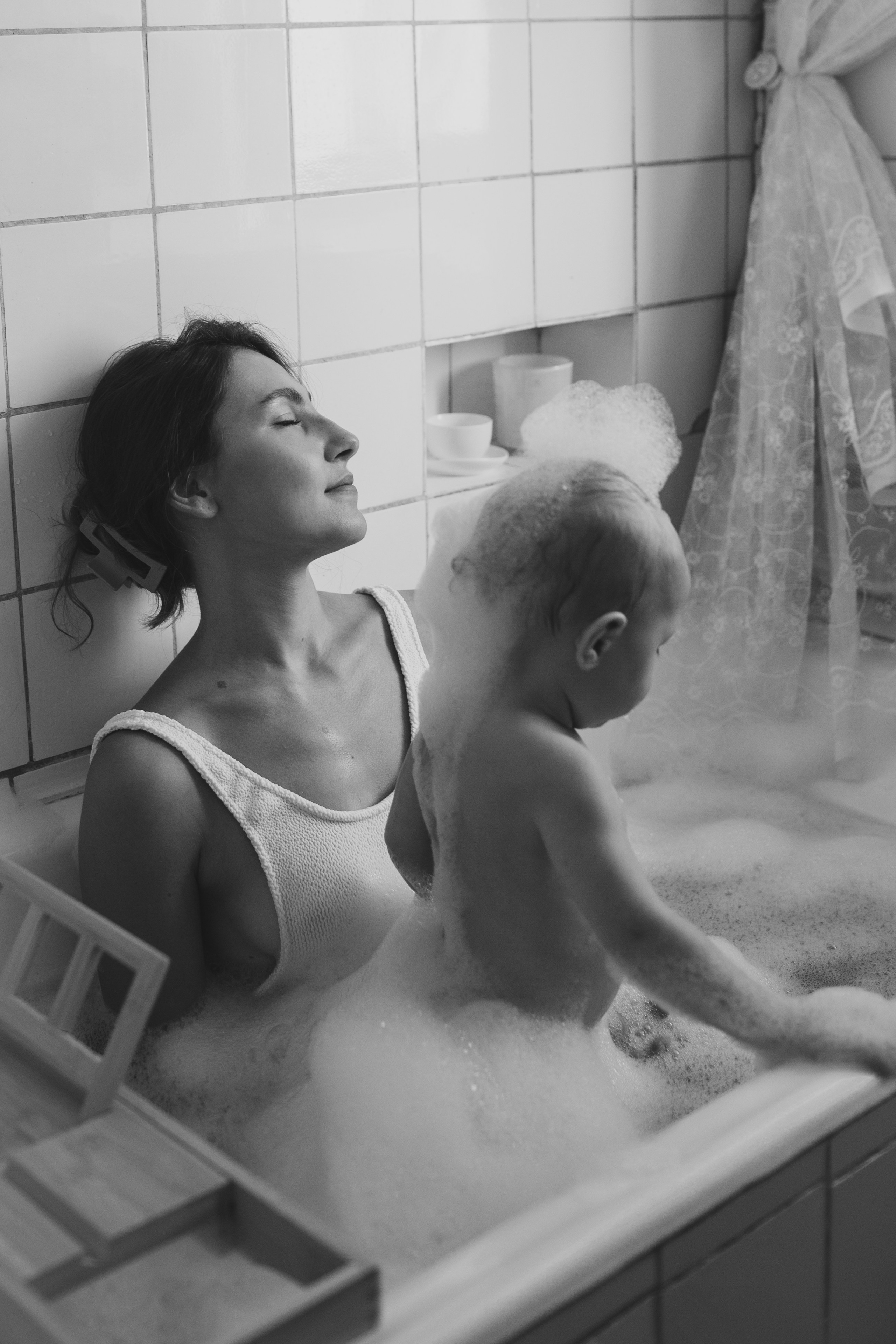 Стас, Даша и Ева (купание в ванной). Семейный и детский фотограф и видеограф в Москве, Дрокина Наталья