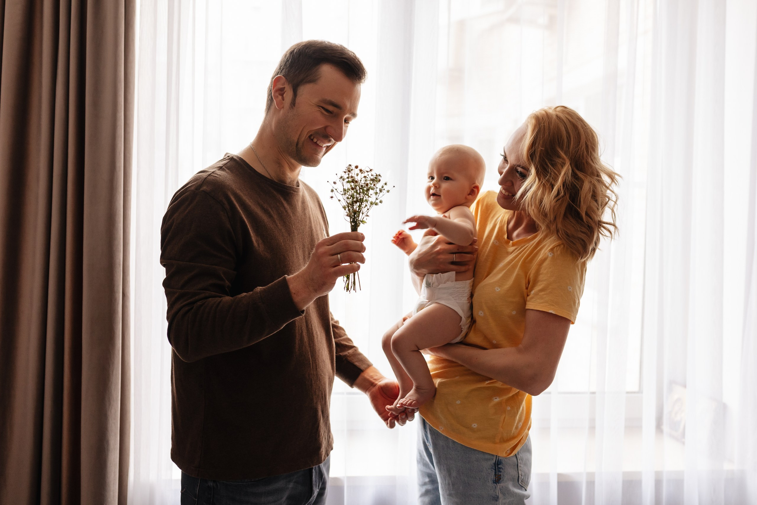 Ромашки для Есении. Семейный фотограф Юлия Роберт. Москва