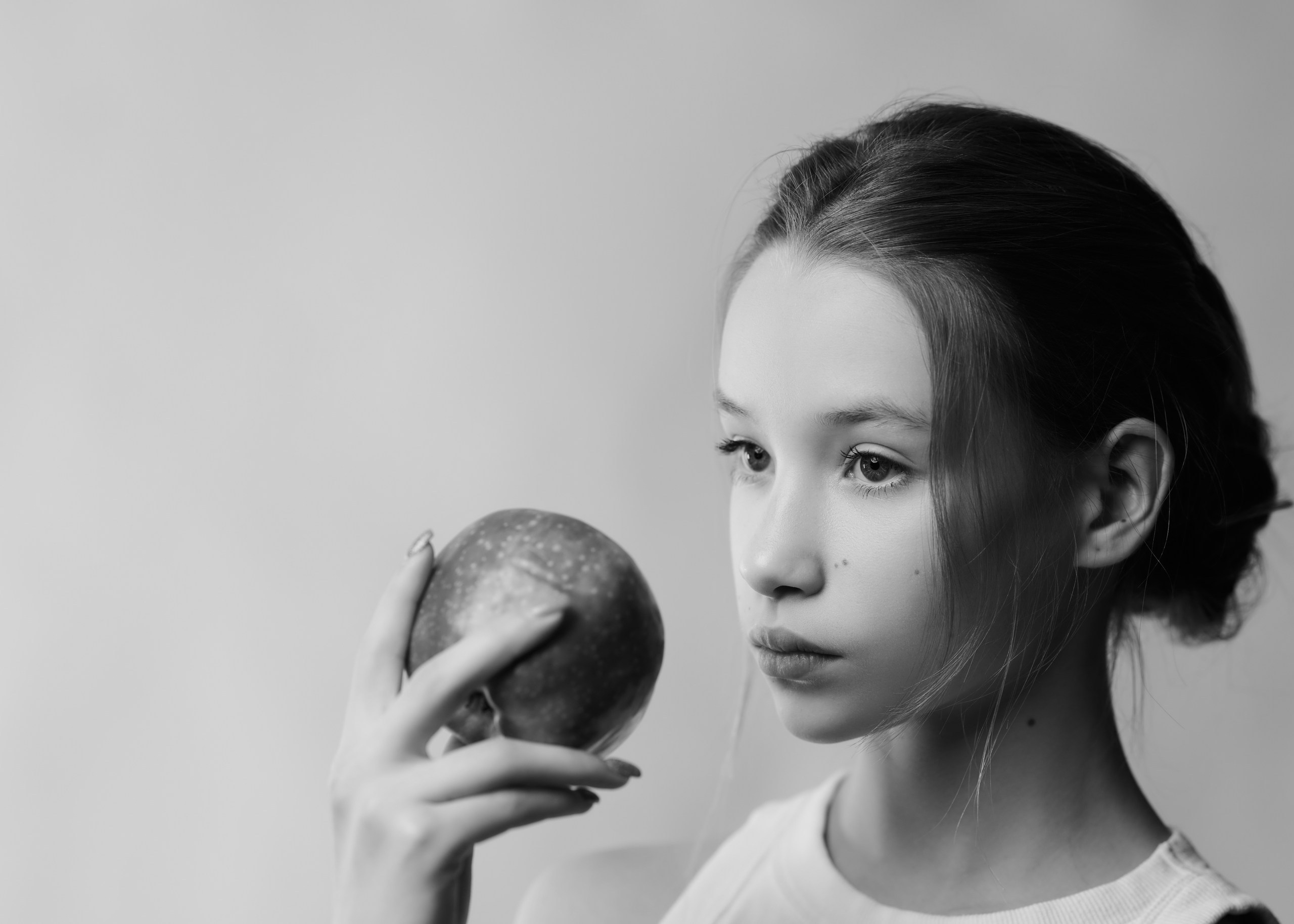 Черно-белая фотосессия в студии