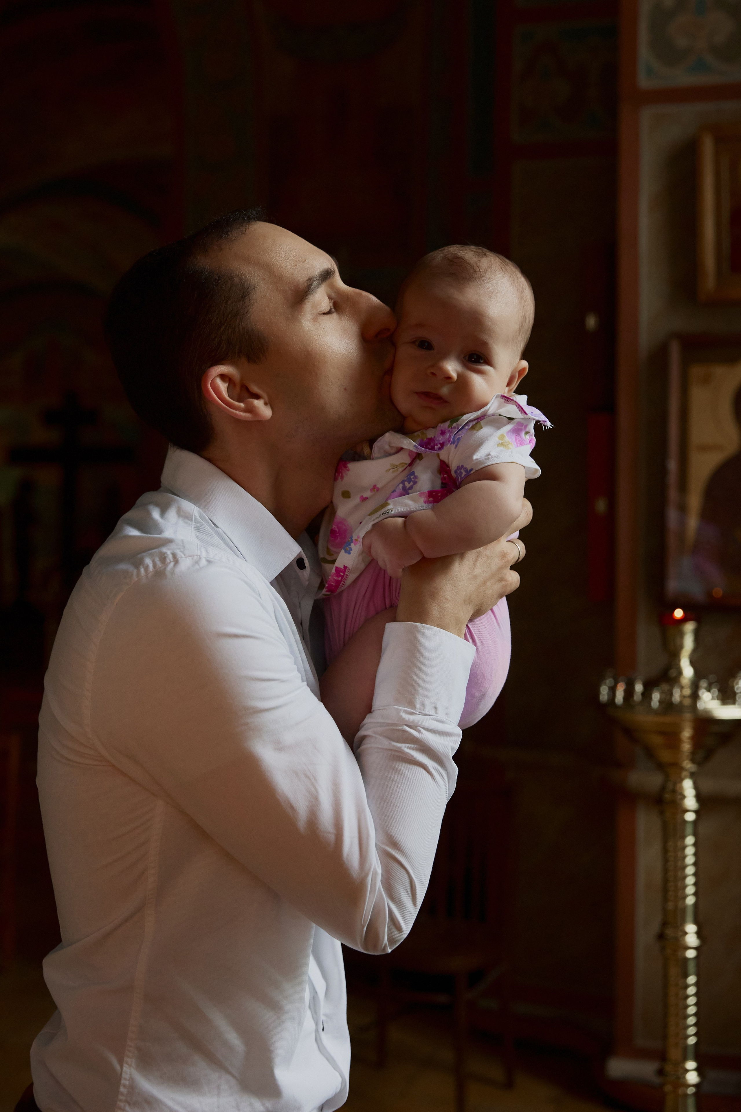 Крещение Анюты. Семейный фотограф в Москве Вера Гук