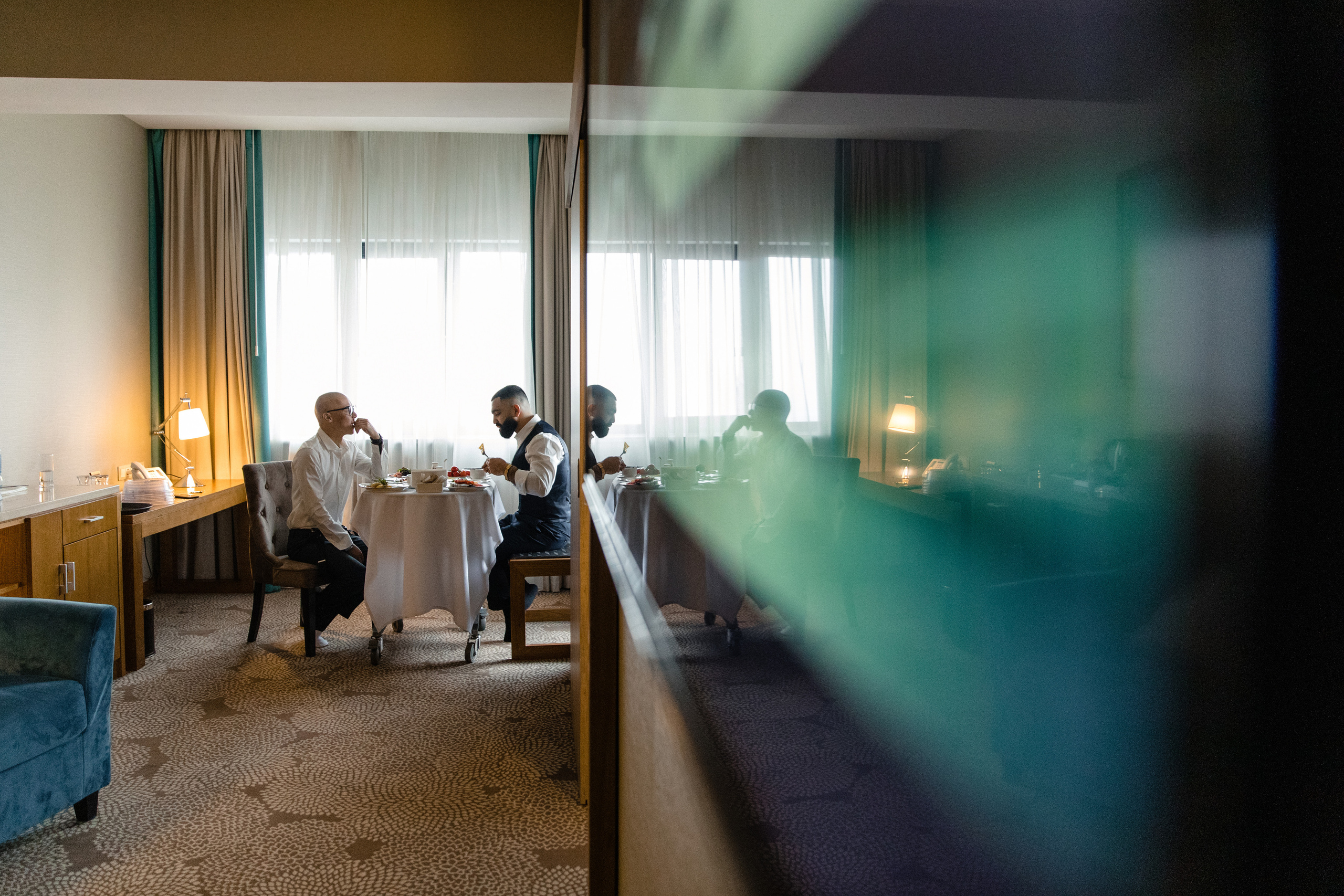 Завтрак перед свадьбой