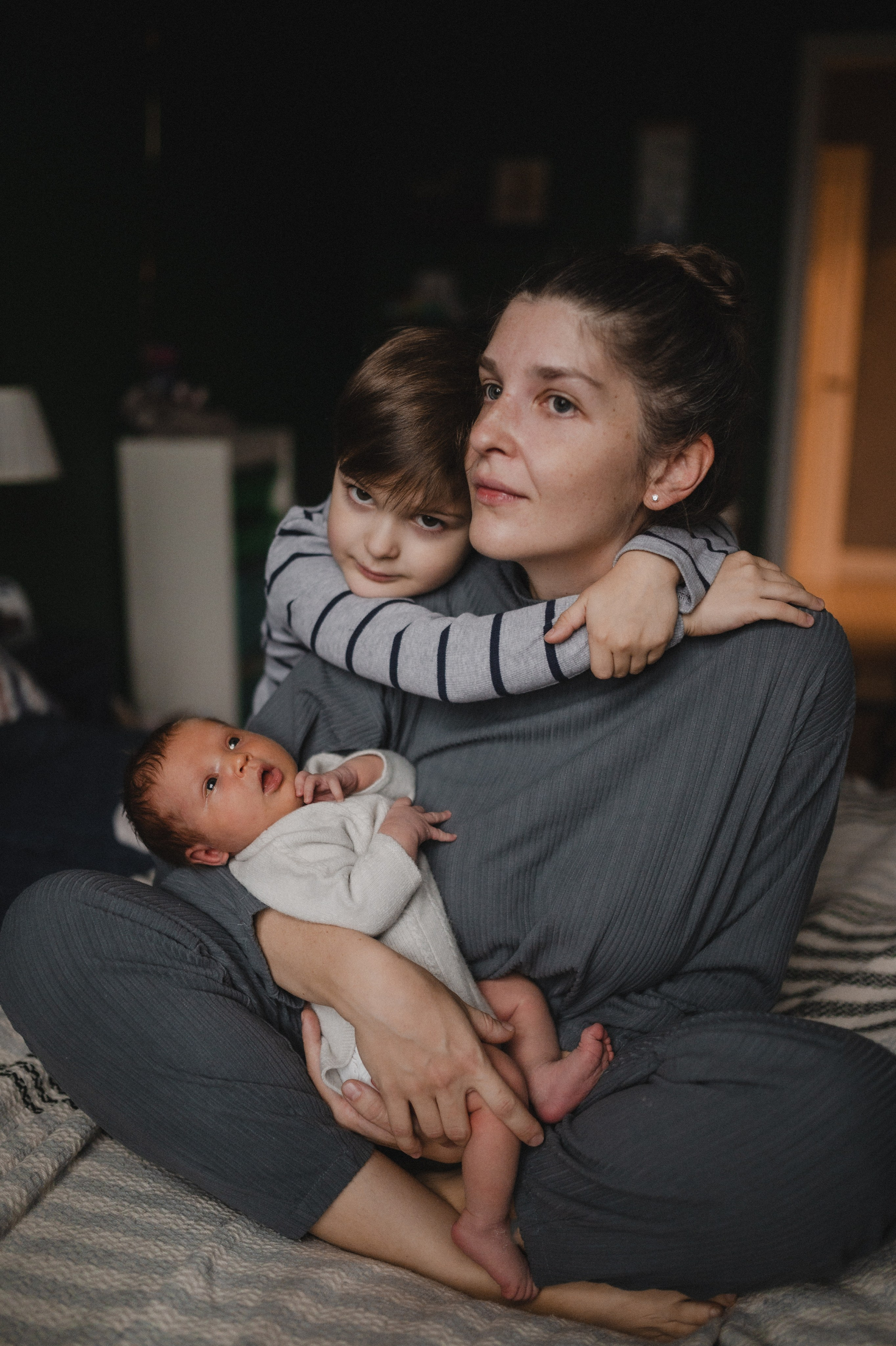 Дима, Нелли, Марк, Нина и Кира дома. Семейный и свадебный lifestyle-фотограф в Москве Мария Петрова