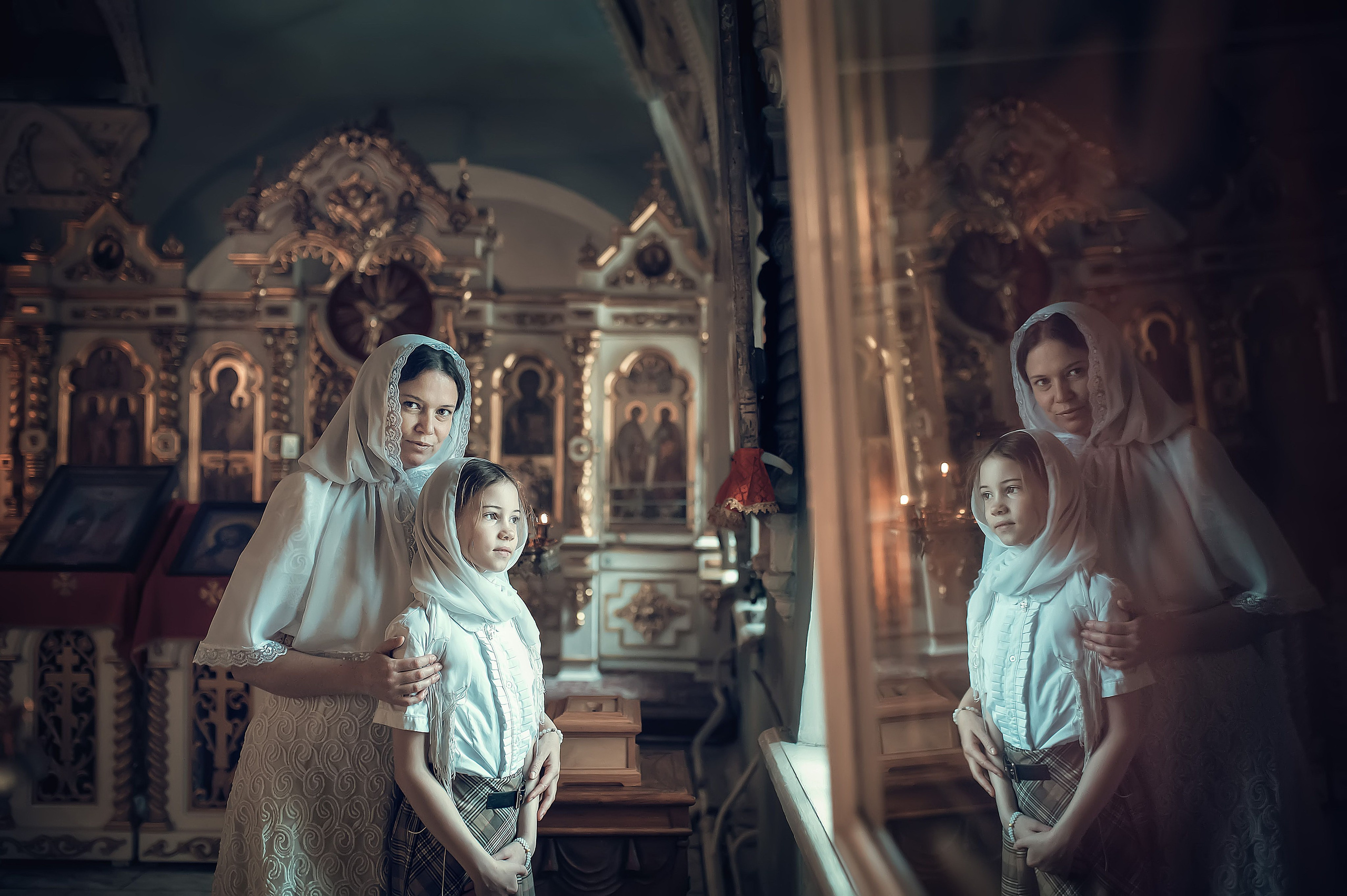 Сьемка крещения в Красноярске. Фотографы крещения/венчания  Красноярск Татьяна и Вячеслав Переваловы