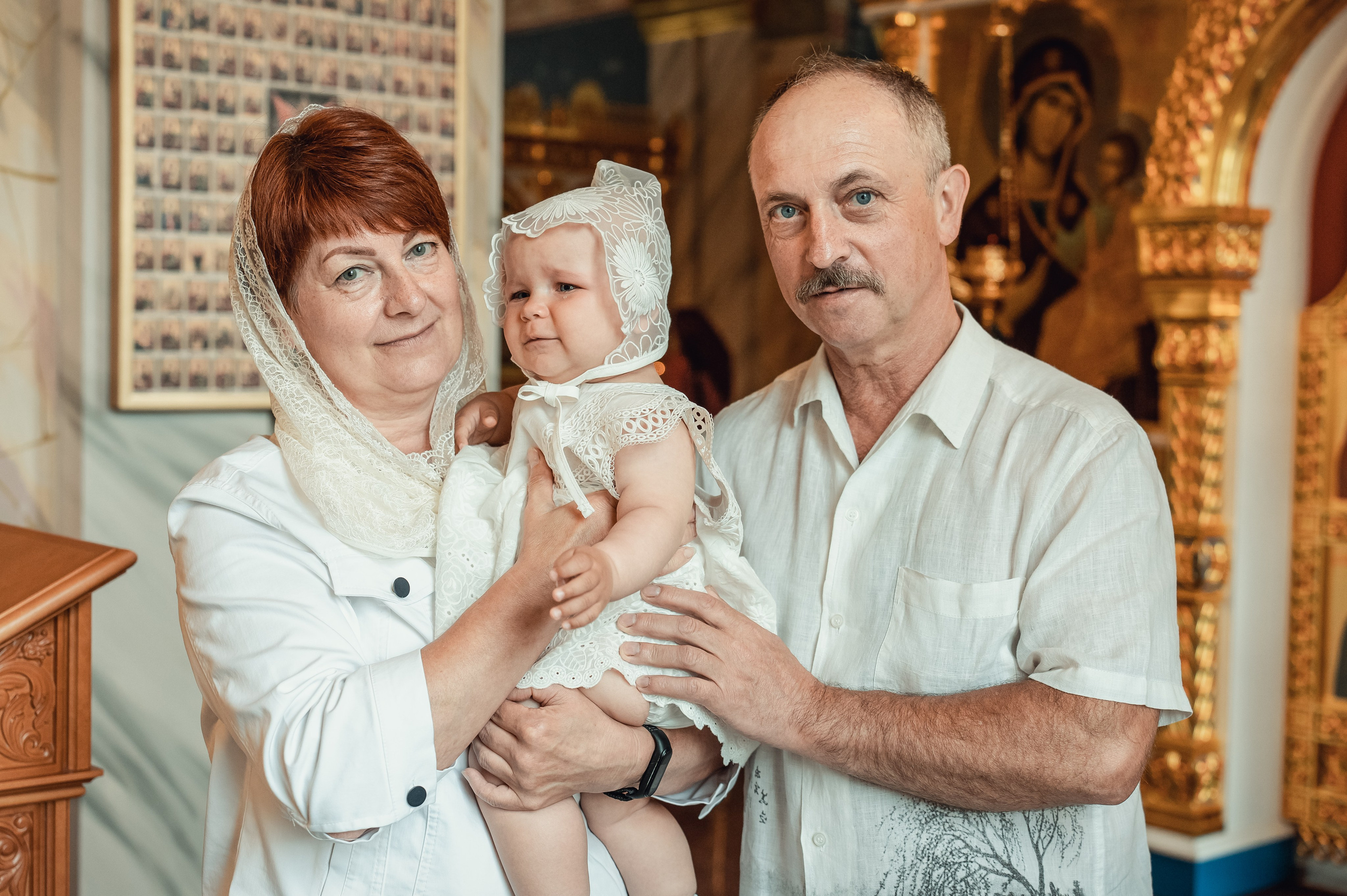 Крещение Полины в храме Покрова Пресвятой Богородицы. Фотограф на Крещение Тула и Венчание в Туле, детский и семейный фотограф