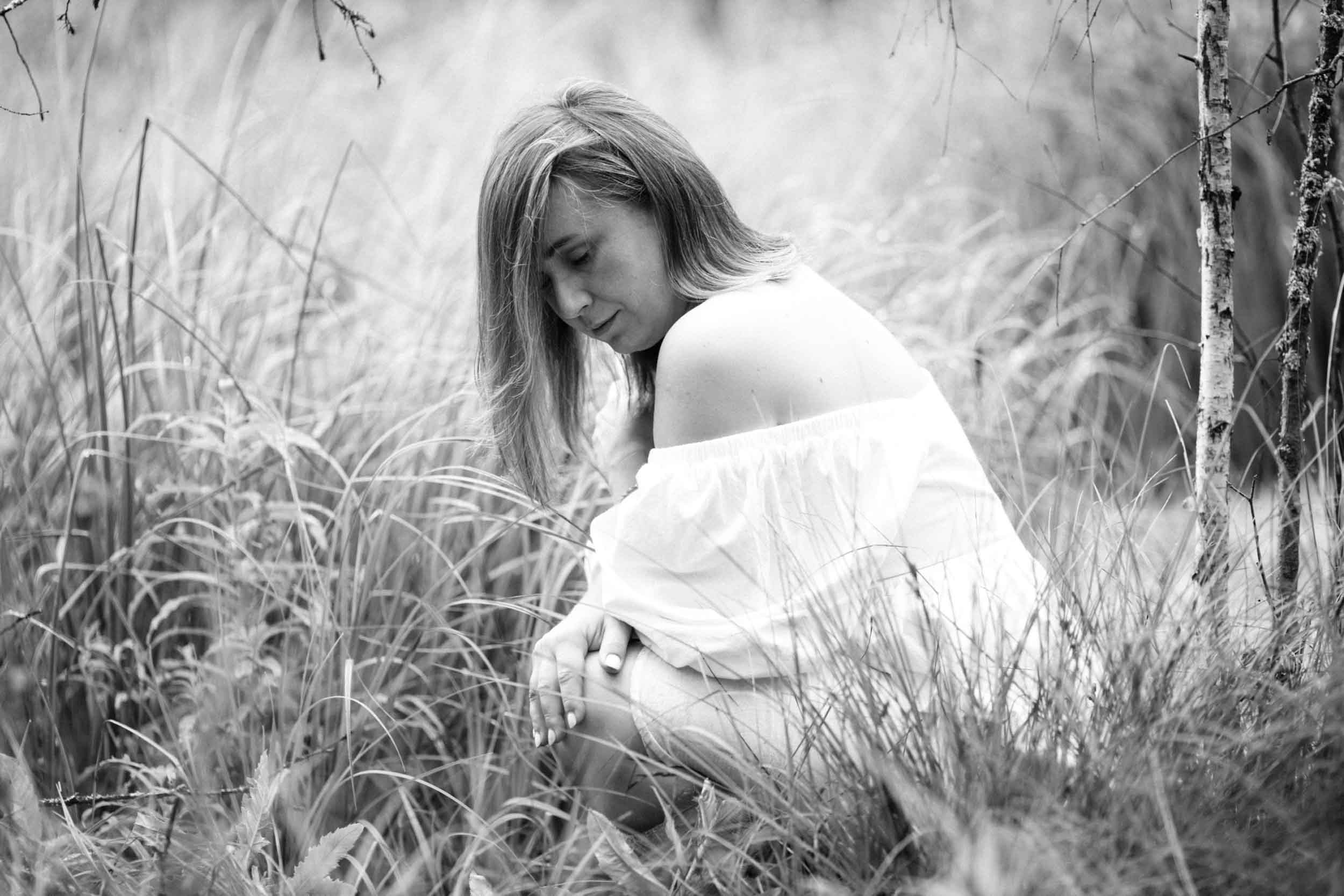 Портрет на болоте. Наталия Клевинскас портретный фотограф в Костроме