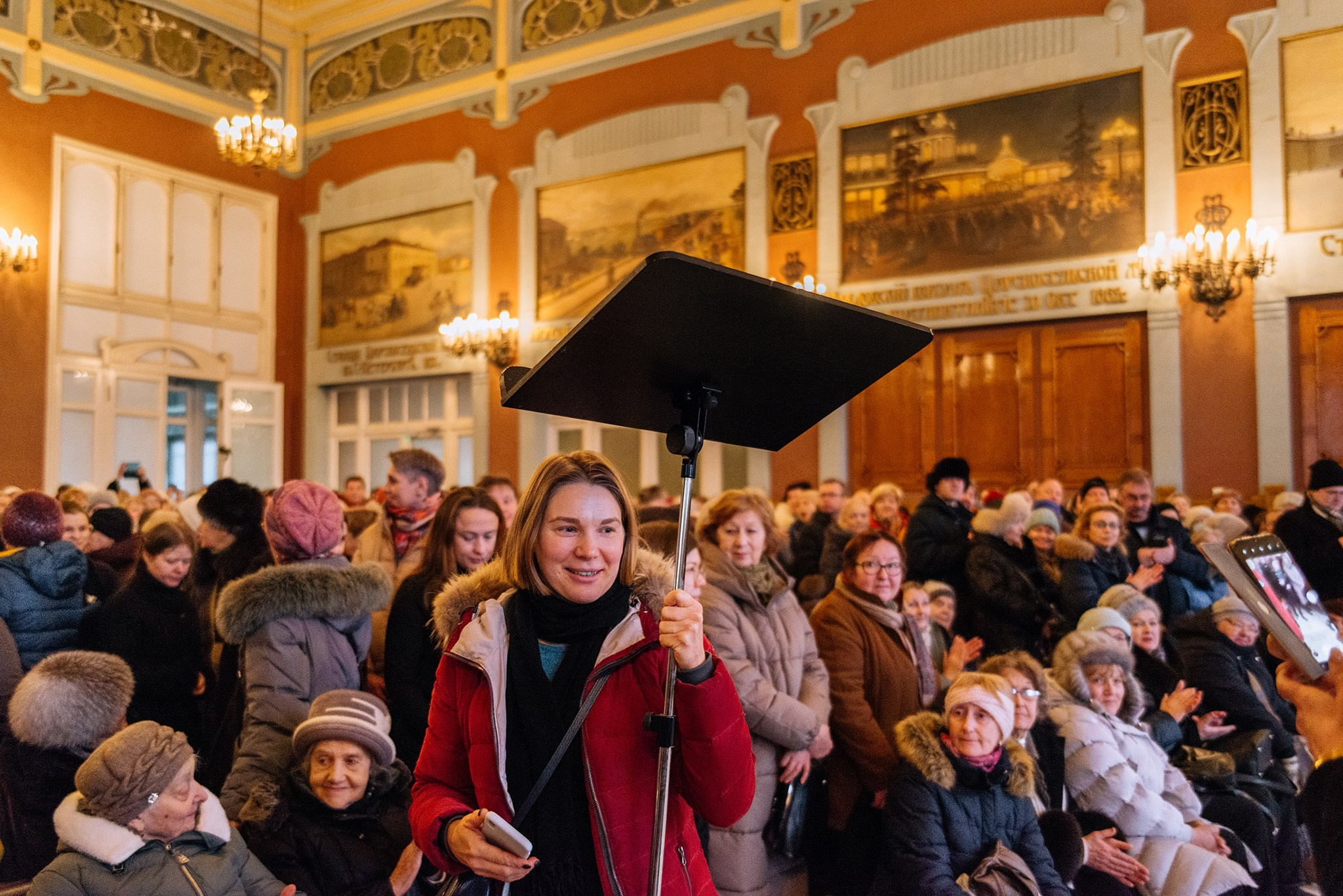 Хор Большой распев на Витебском вокзале. Январь 24. Репортажный фотограф в Санкт-Петербурге Анастасия Клёпова