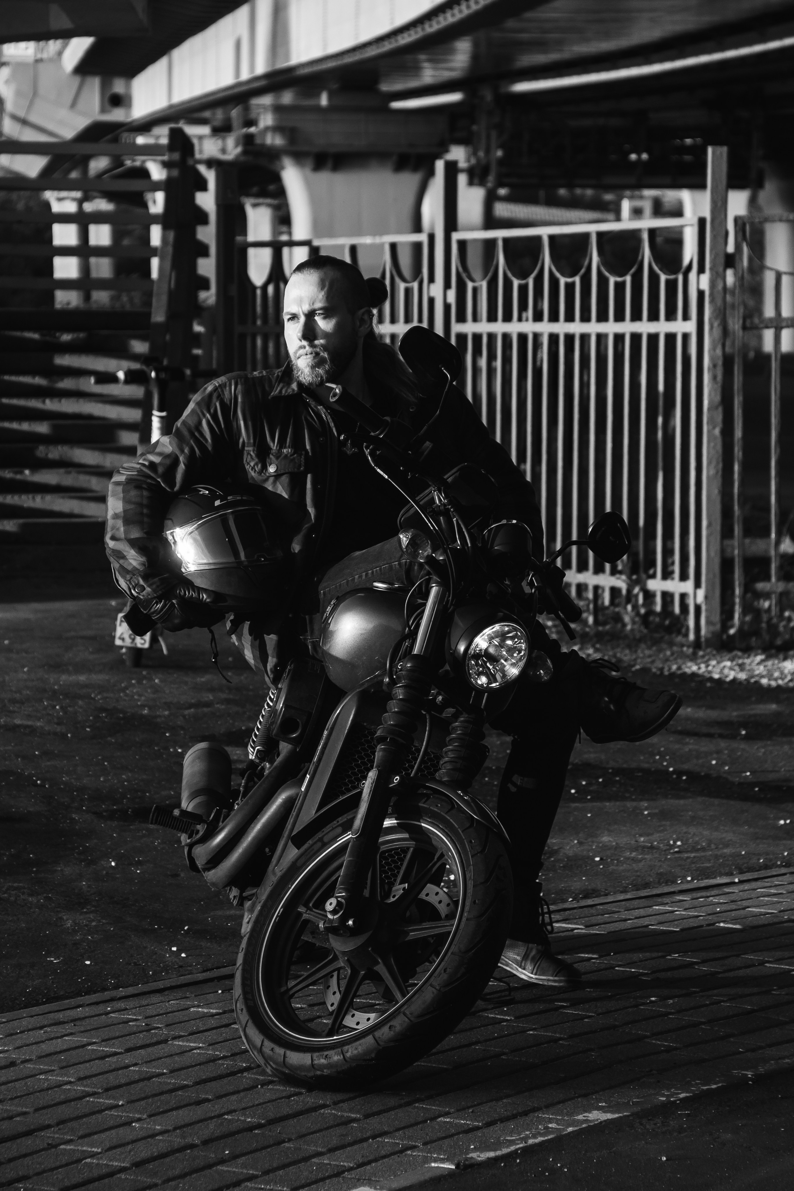 Иван и Harley Davidson. Наталия Фролова. Фотограф. Москва