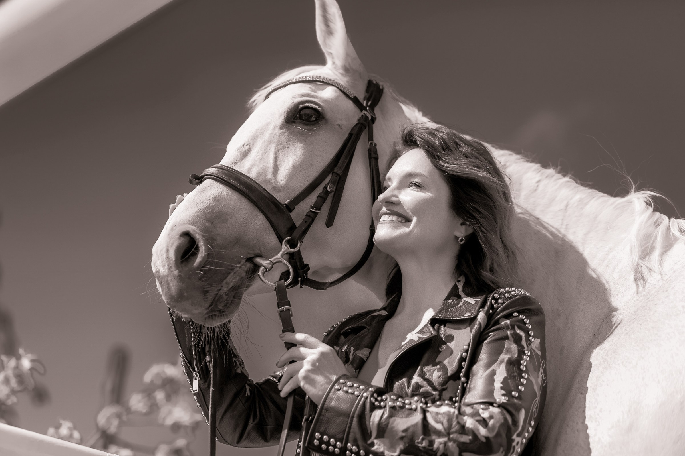 Галина и ее лошадь Сказка. Фотограф женский и мужской портрет Санкт-Петербург