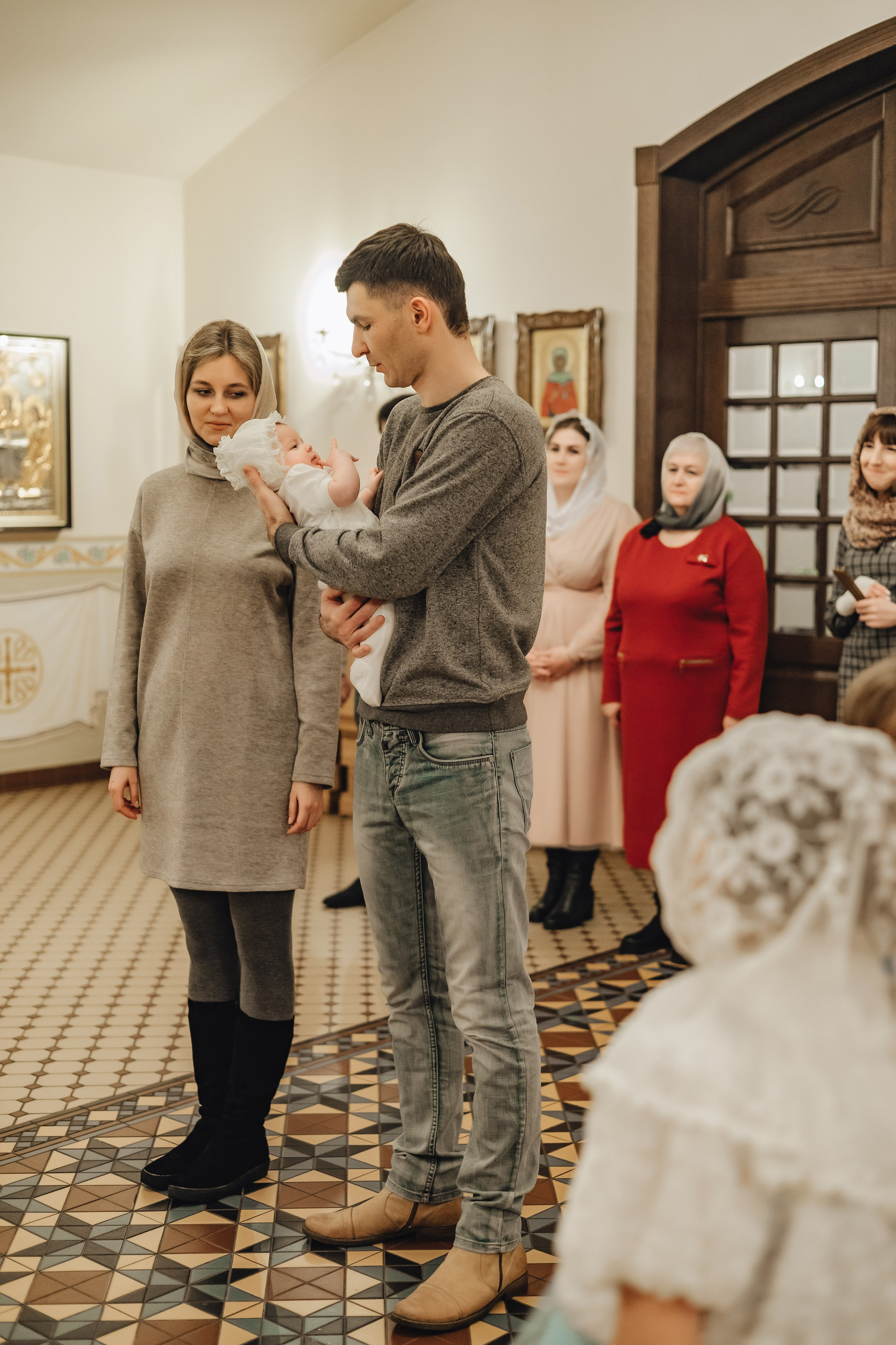 Крещение Анны. Свадебный и семейный фотограф Пушкин Царское Село СПБ Питер Санкт-Петербург и Рязань Ольга Козлова