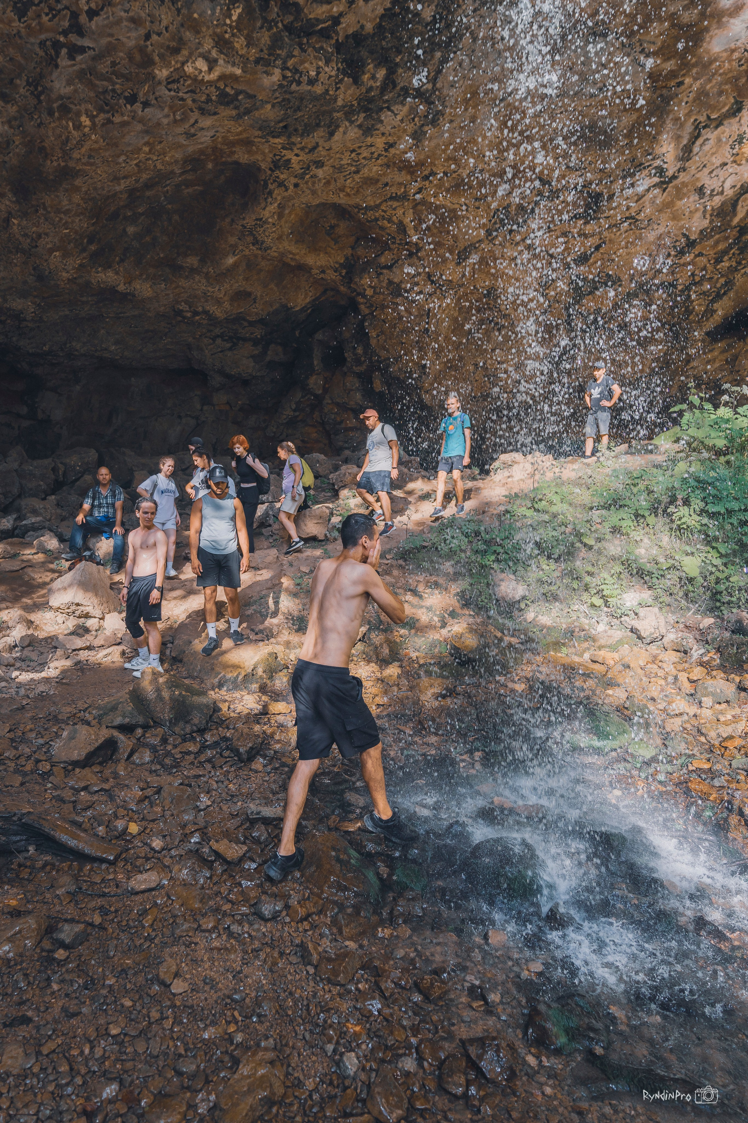 Поход на Орлиную полку + Университетский водопад с командой Мадьяр 15.08.24. Репортажный фотограф в Краснодаре Рындин Дмитрий