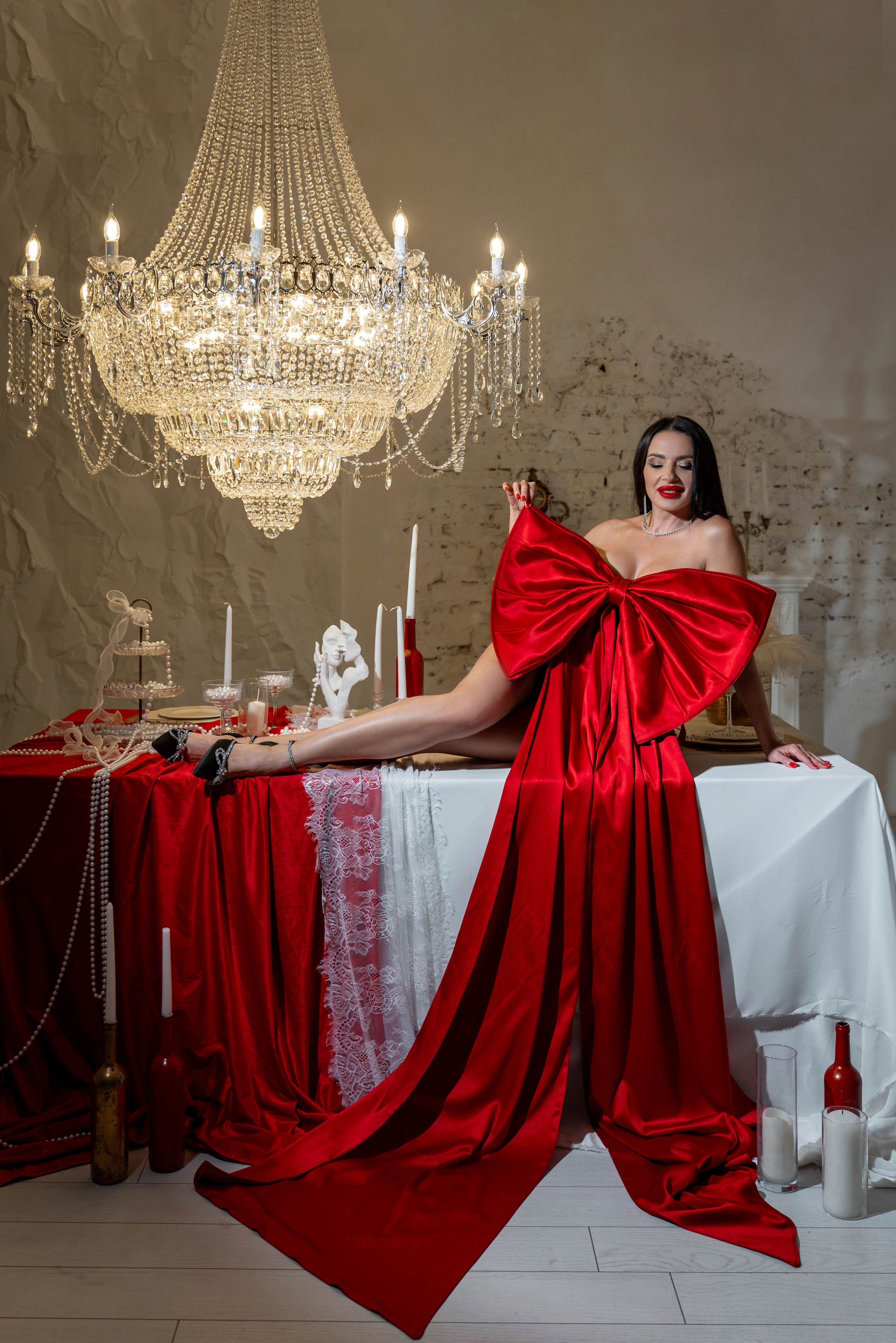 Роскошный красный бант. Фотограф в Краснодаре и Краснодарском крае Елена Быкова