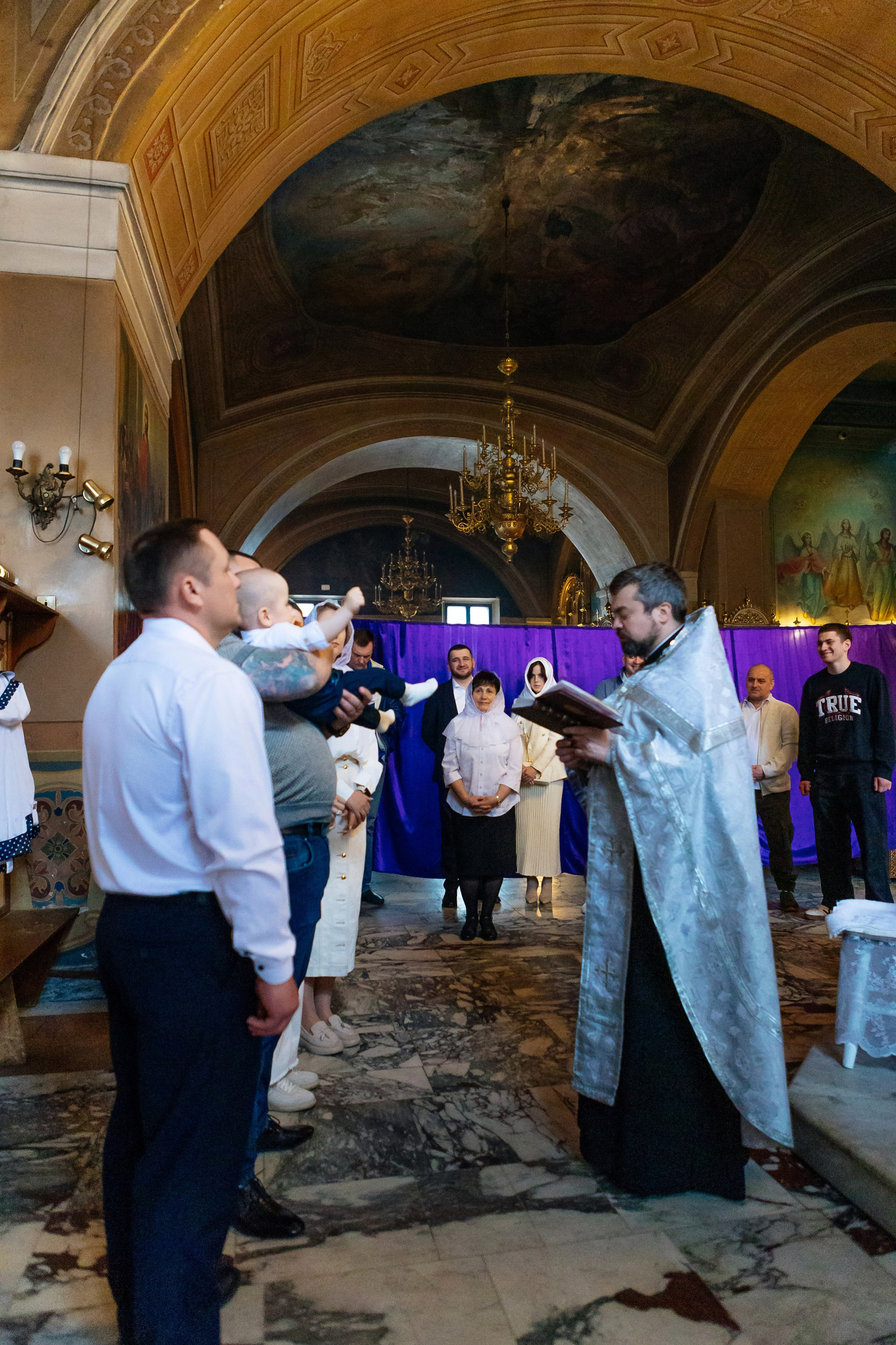 Крещение Даниила. Семейный и детский фотограф в Москве Александра Мак