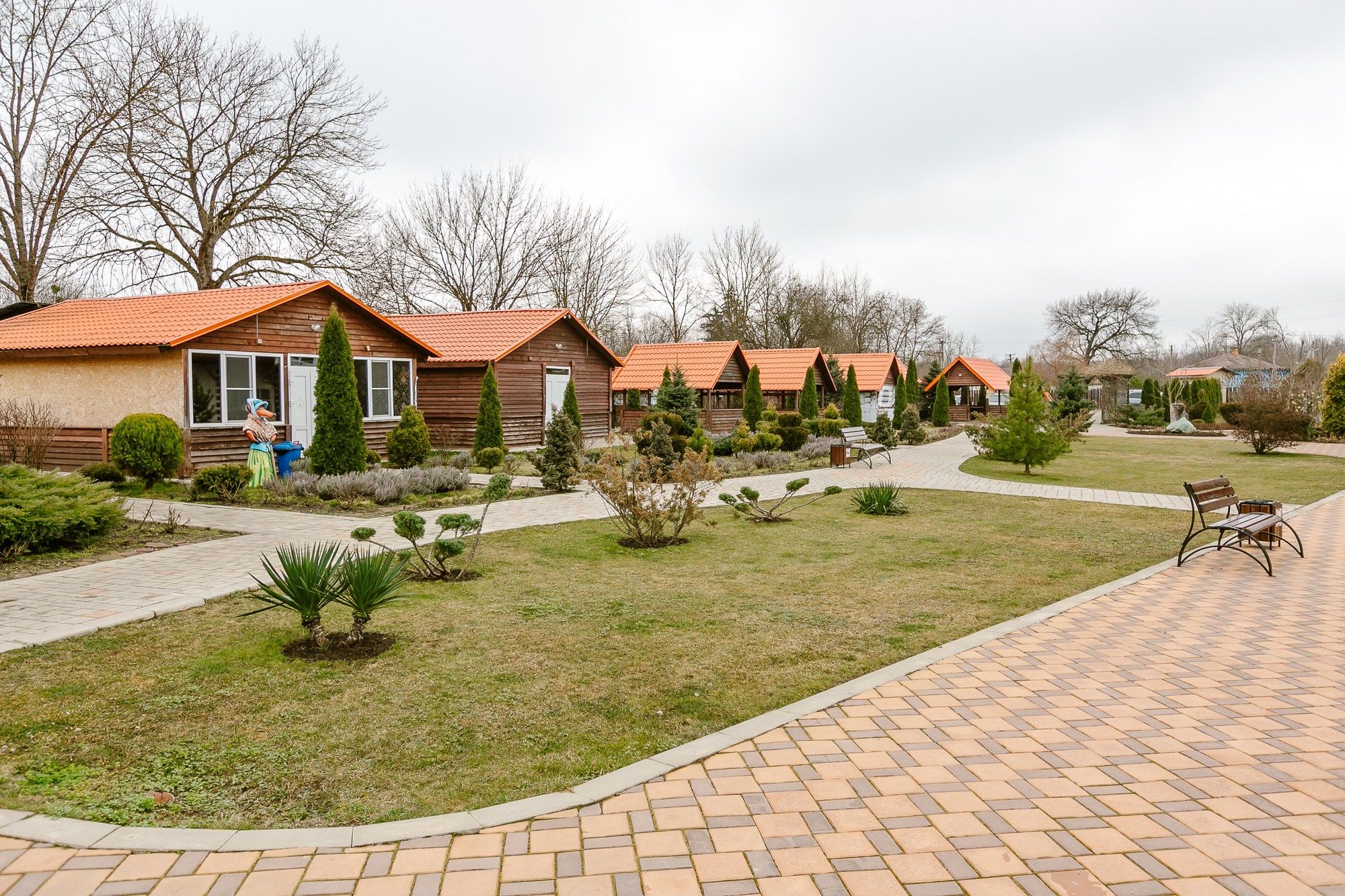 Фотографии территории термального источника март 2024 год