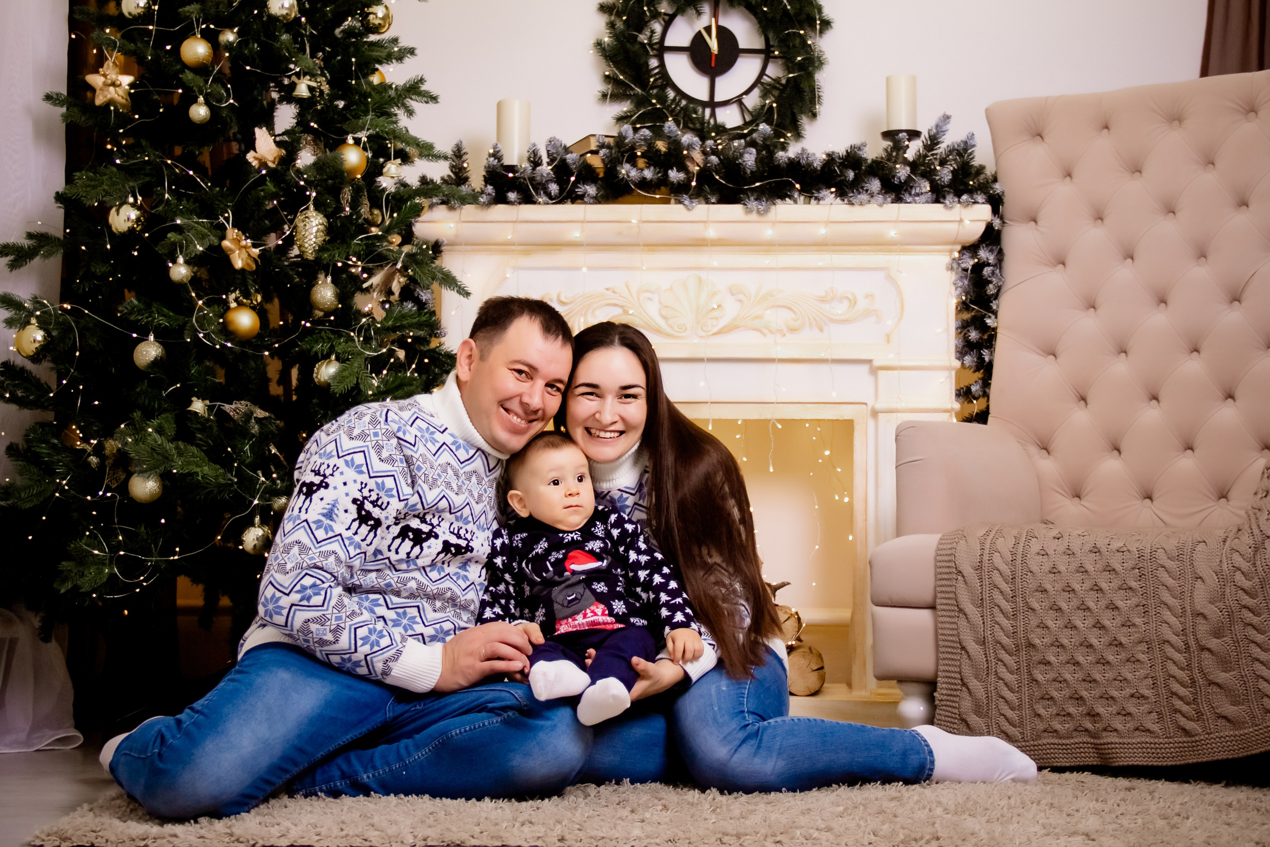 Семья Палкиных. Семейный фотограф в р. п. Маслянино Саишева Мария