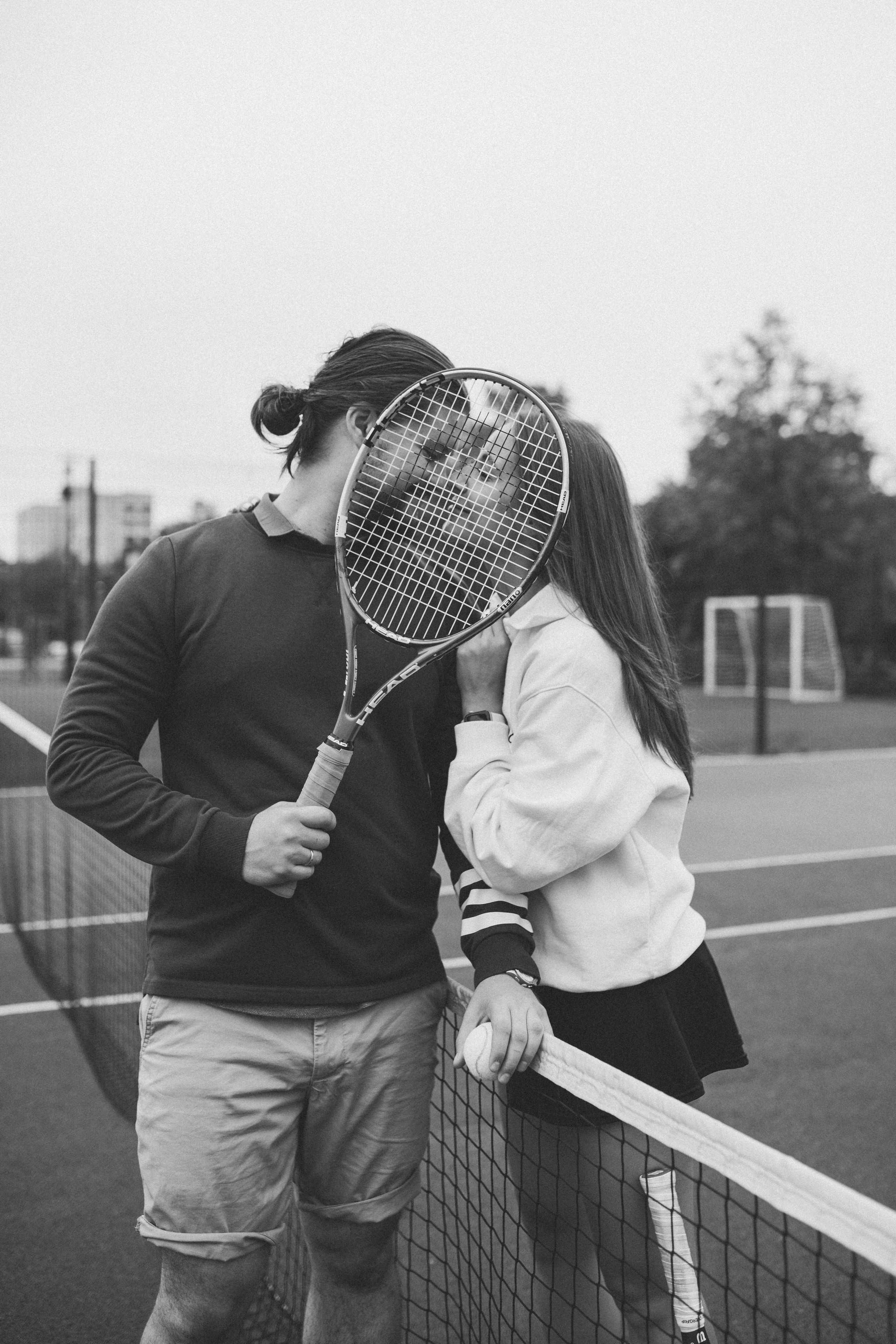 На корте. Свадебный фотограф Казань
