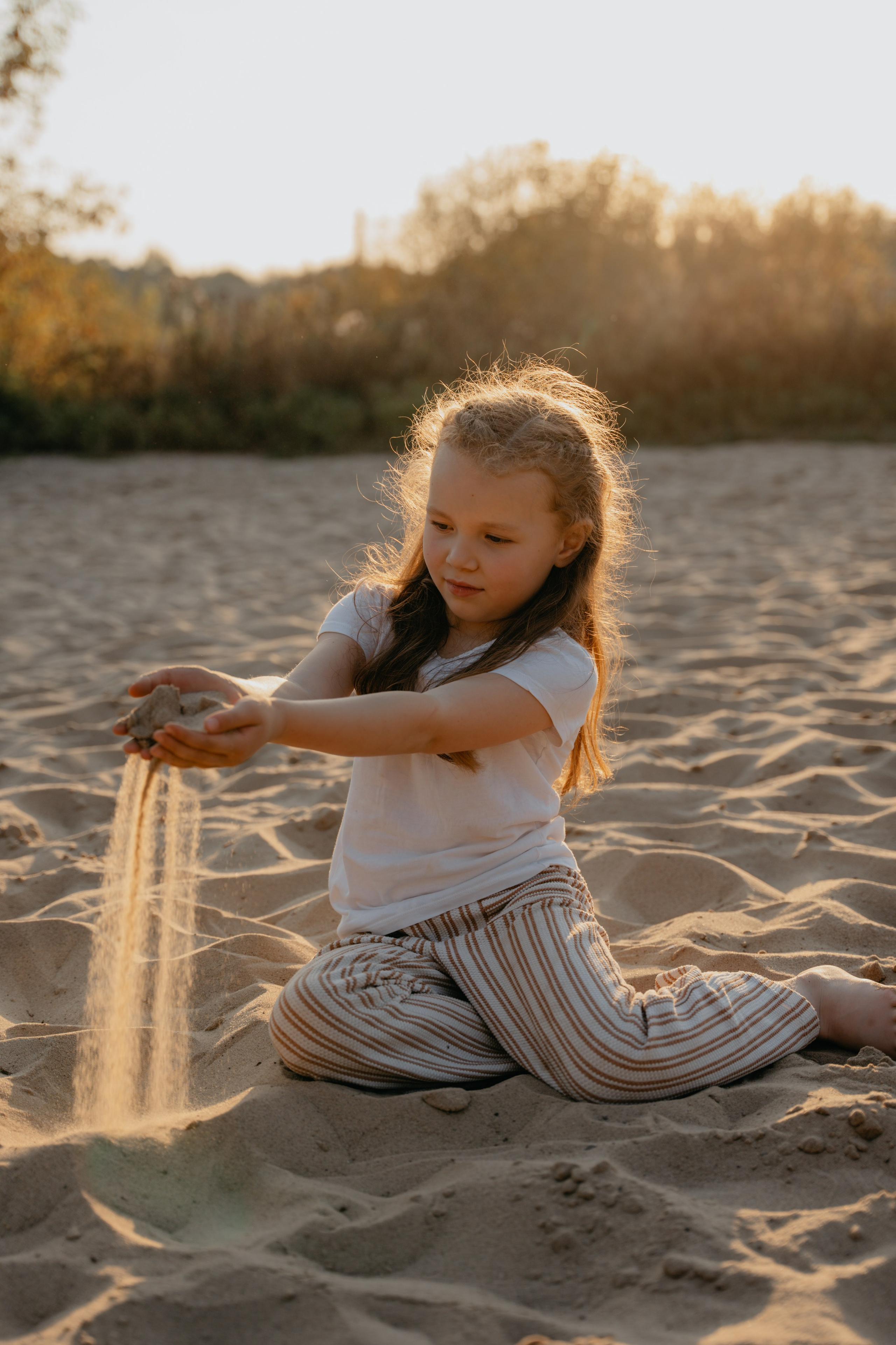 Осенние краски в закате солнца