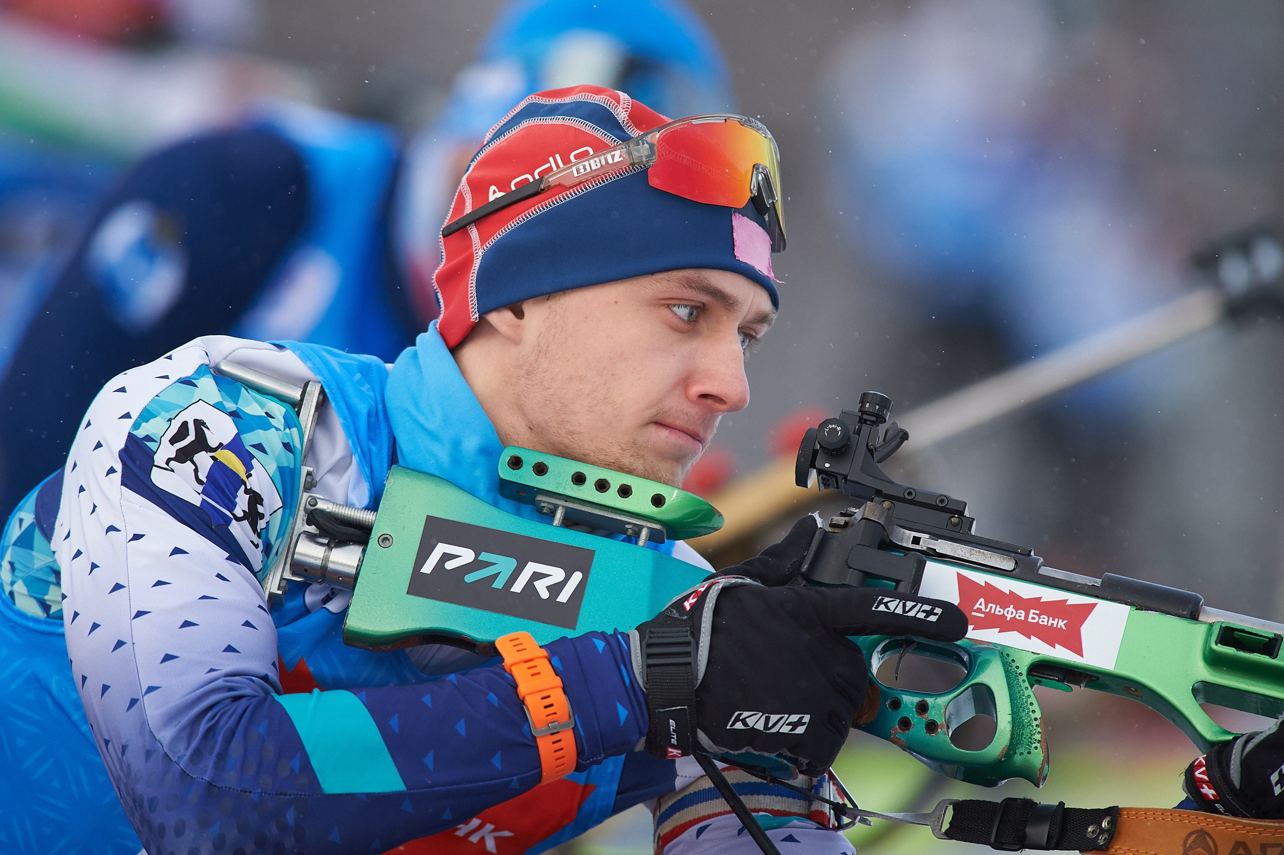 Биатлон. Чемпионат России — 2024/2025, 3-й этап, Ижевск. Спринт. Мужчины. Спортивный репортажный фотограф в Ижевске Сергей Мерзляков