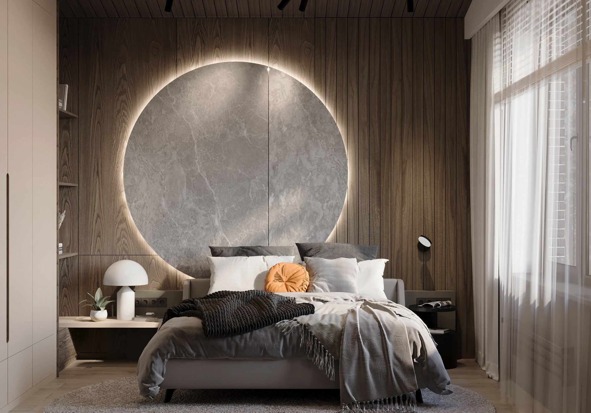 Спальня дочки (2 этаж). 3D-дизайнер Кристина Пуляевская