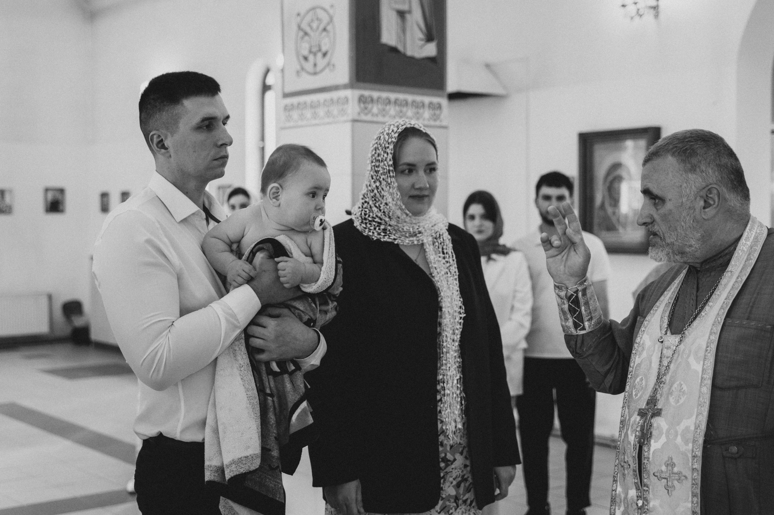 Крещение Демьяна (Церковь в честь святой блаженной Ксении Петербургской). Семейный фотограф в Минске Дарья Дреко