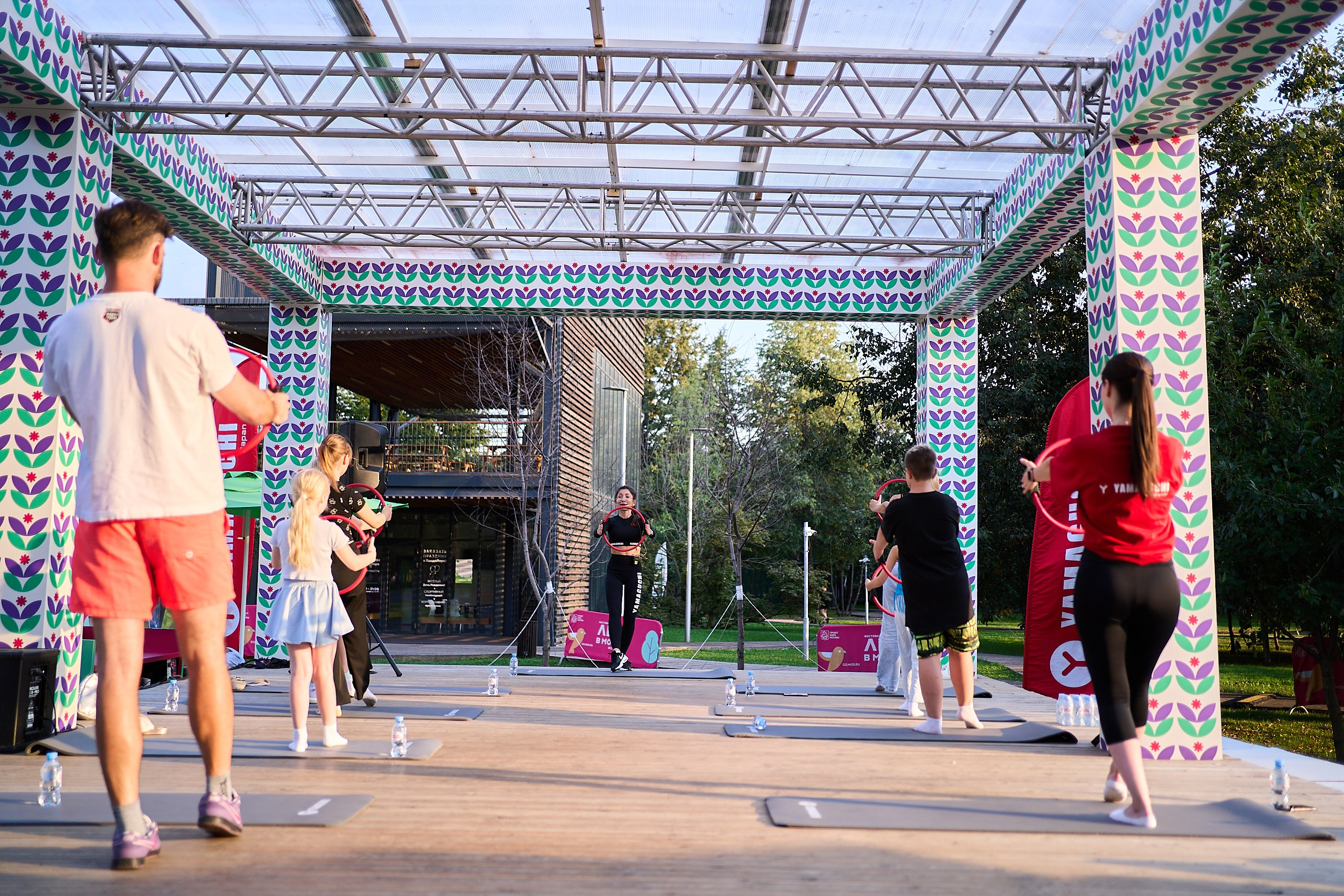 Yamaguchi / открытая тренировка «в стиле Пилатес». Фотограф и Видеограф в Москве. Олег Корушев